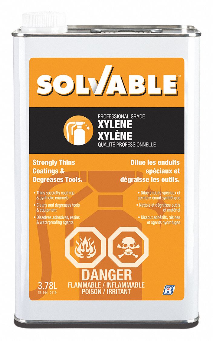 XYLENE, SOLVENT/THINNER, 3.78 LITRES