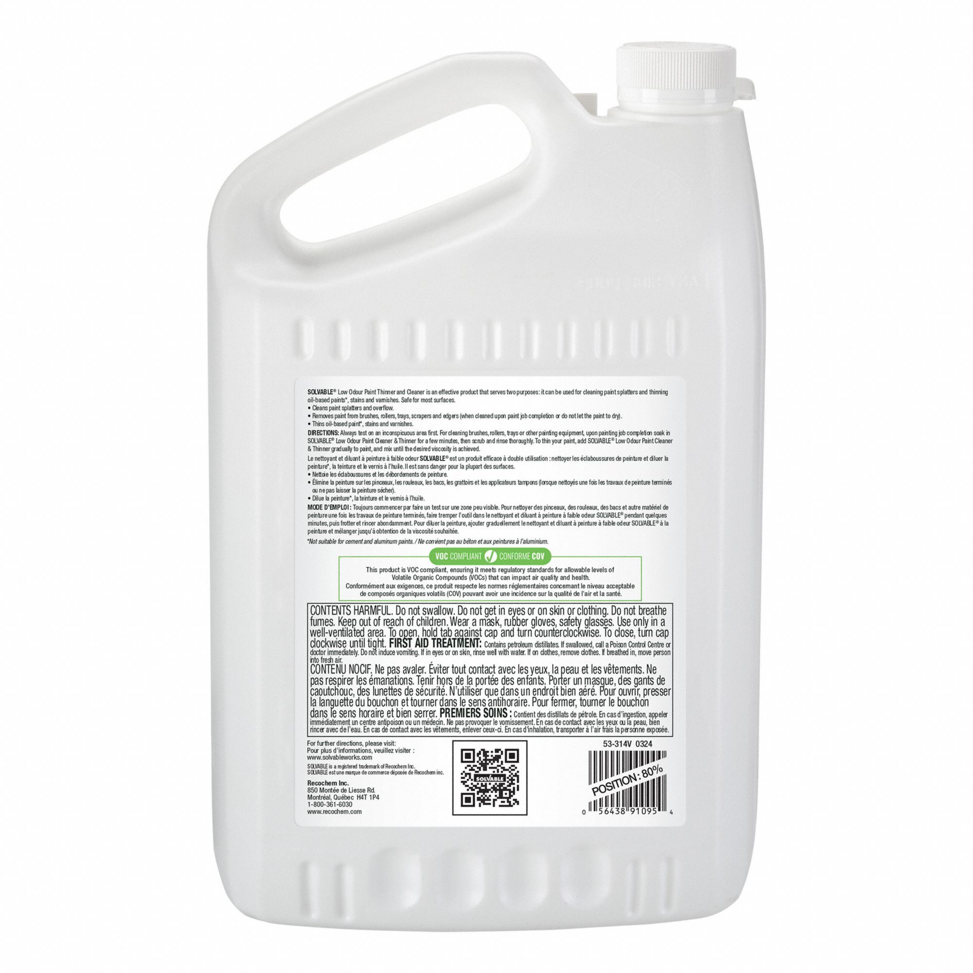 PAINT THINNER,3.78 L,SOLVENT