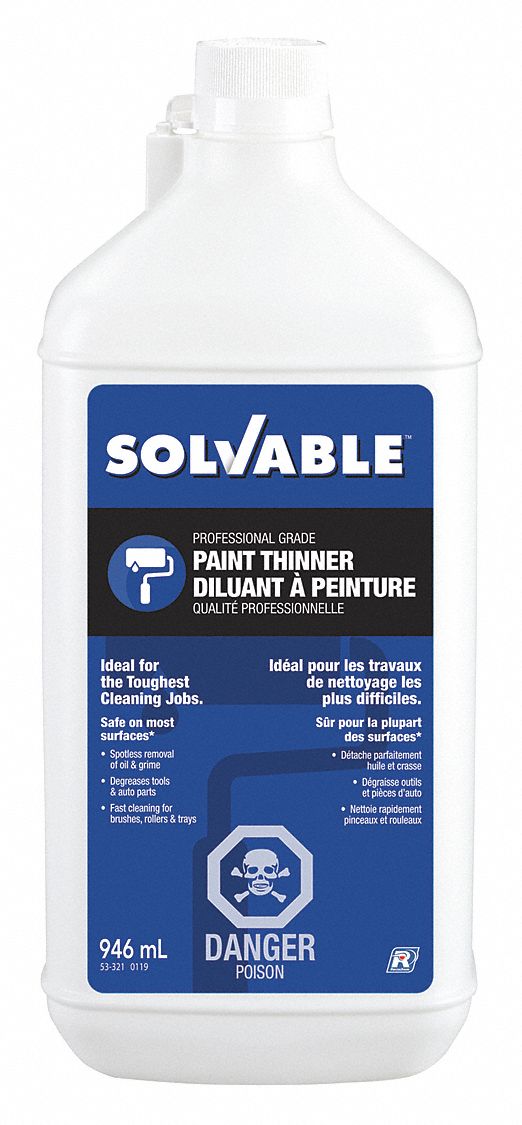 RECOCHEM PAINT THINNER, 946 ML, HYDROTREATED KEROSENE Paint Removers RCD53321 53321