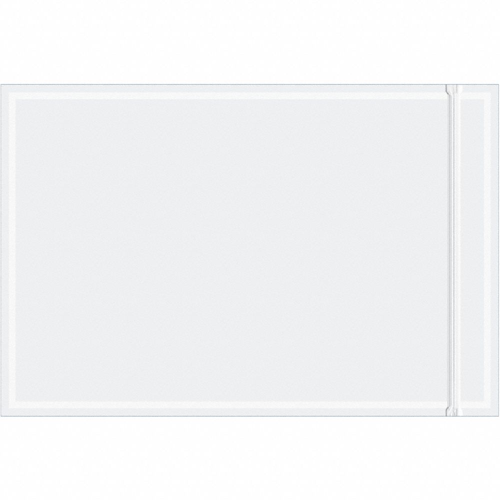 Packing List Envelopes: 6 in Outside Ht, 4 in Outside Lg, Clear, 1, 000 PK