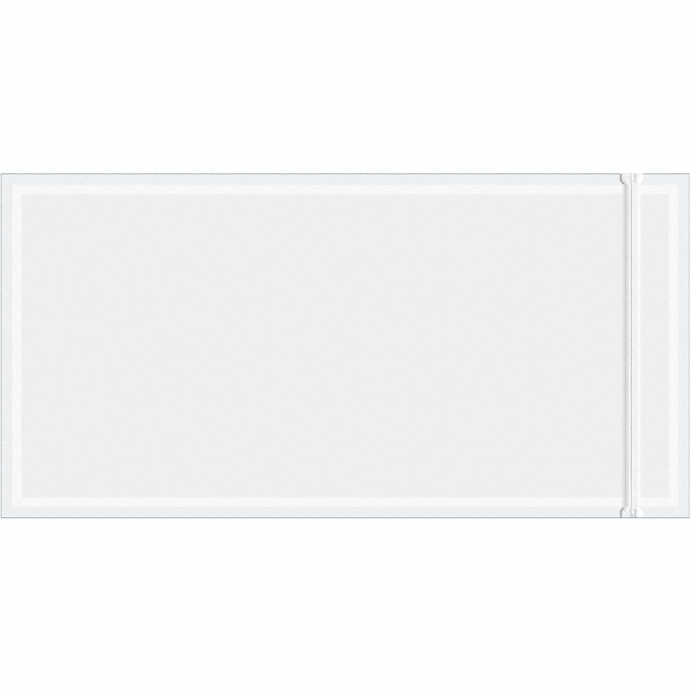 Packing List Envelopes: 10 in Outside Ht, 5 in Outside Lg, Clear, 1, 000 PK