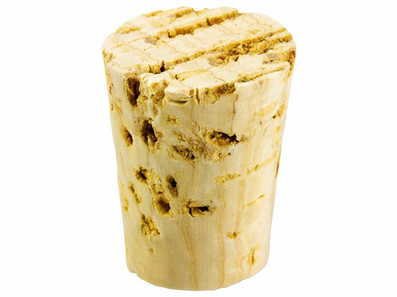 thumbnail image 2 of McMaster-Carr Size 3 Tapered Push-In Corks – 10 Pack, 27/64" To 9/16", 3/4" Height 2 of 5
