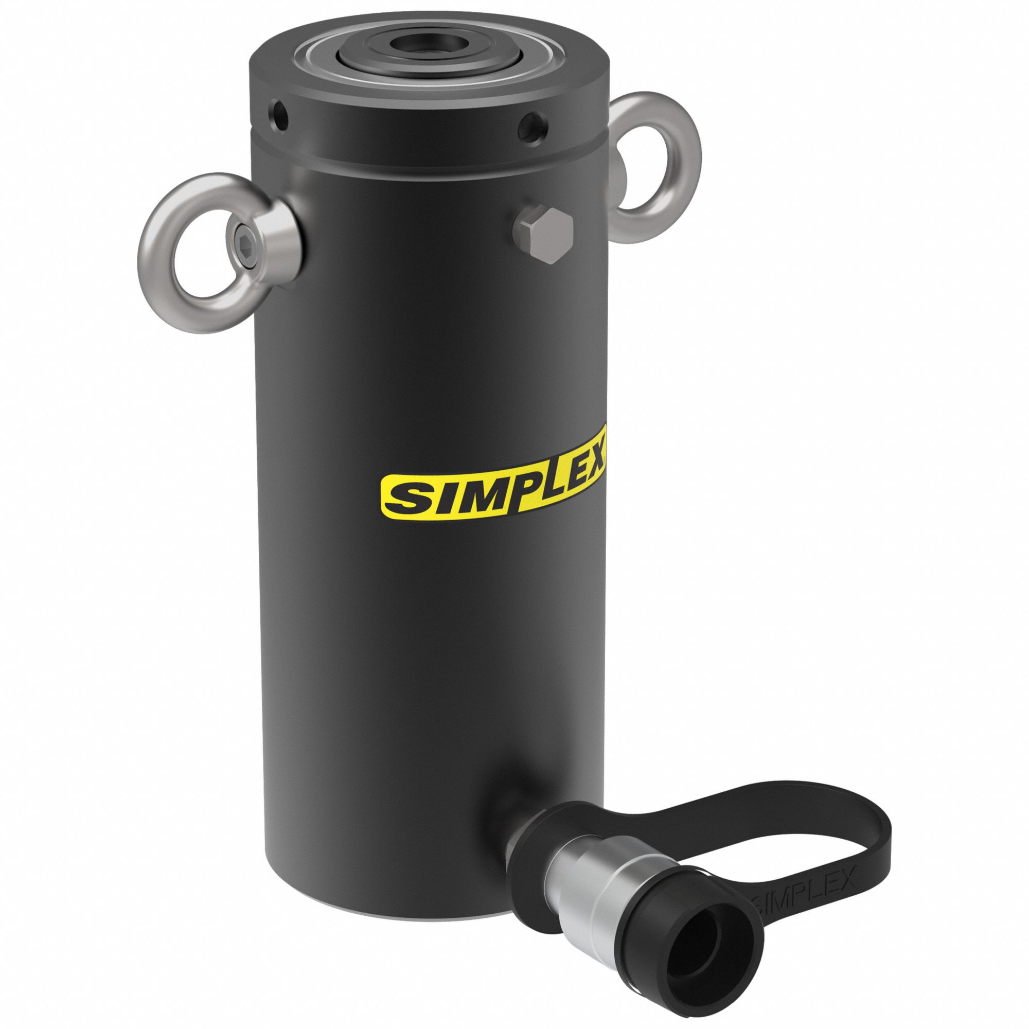 Lock Nut Hydraulic Ram: 35 ton Nominal Capacity, 6 in Nominal Stroke Lg, 6.85 sq in, RCL