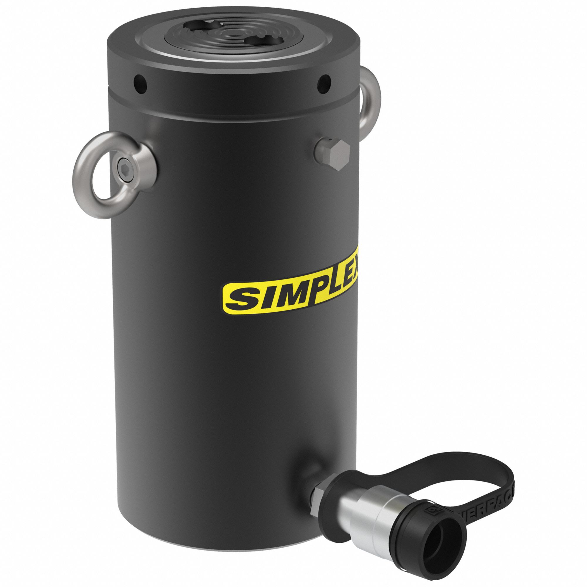 Lock Nut Hydraulic Ram: 55 ton Nominal Capacity, 6 in Nominal Stroke Lg, 10.99 sq in, RCL