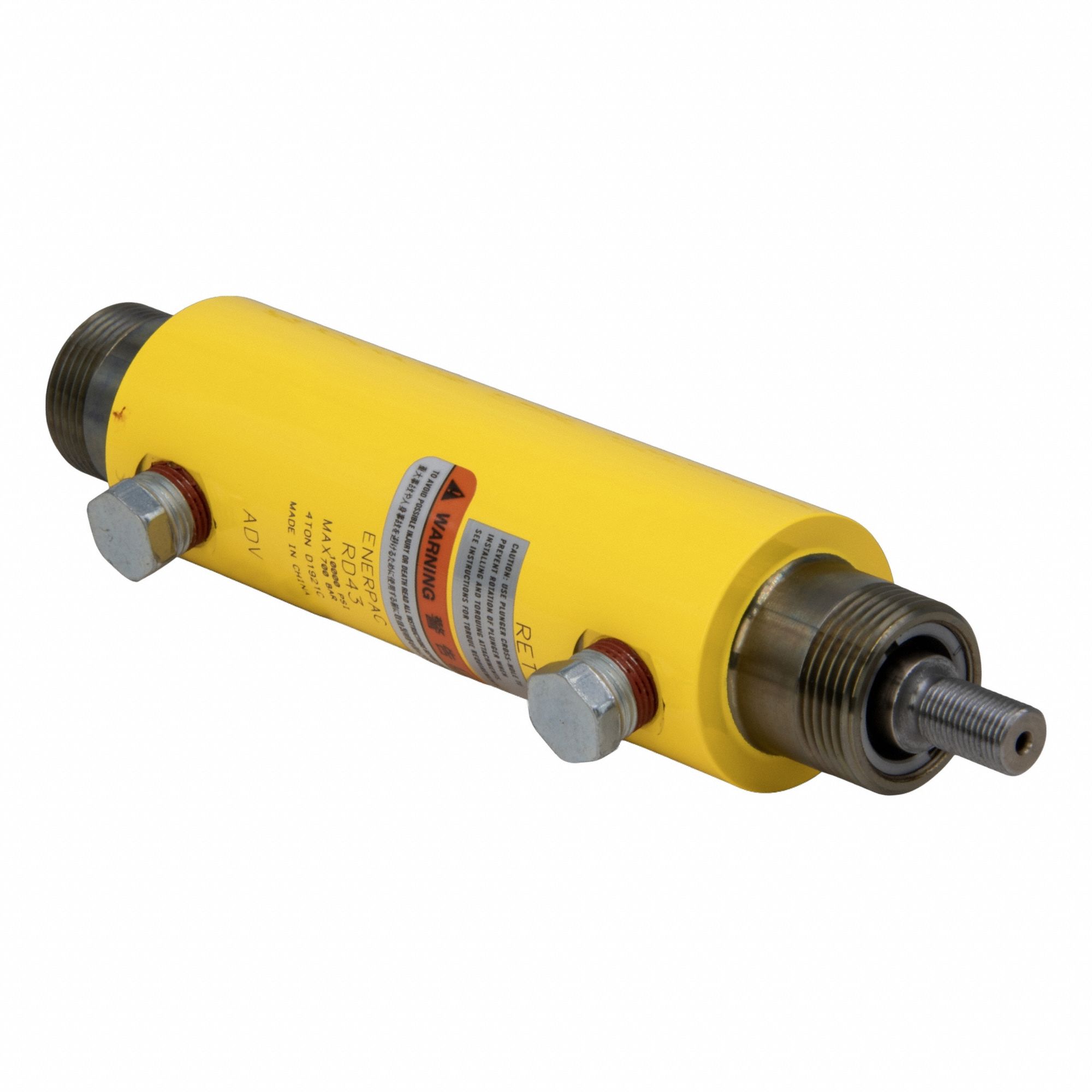 WORKHOLDING Standard Hydraulic Rams: 5 ton Nominal Capacity, 3 in Nominal Stroke Lg, Steel (MPN BRD43). Key specifications — attr98927: WORKHOLDING.