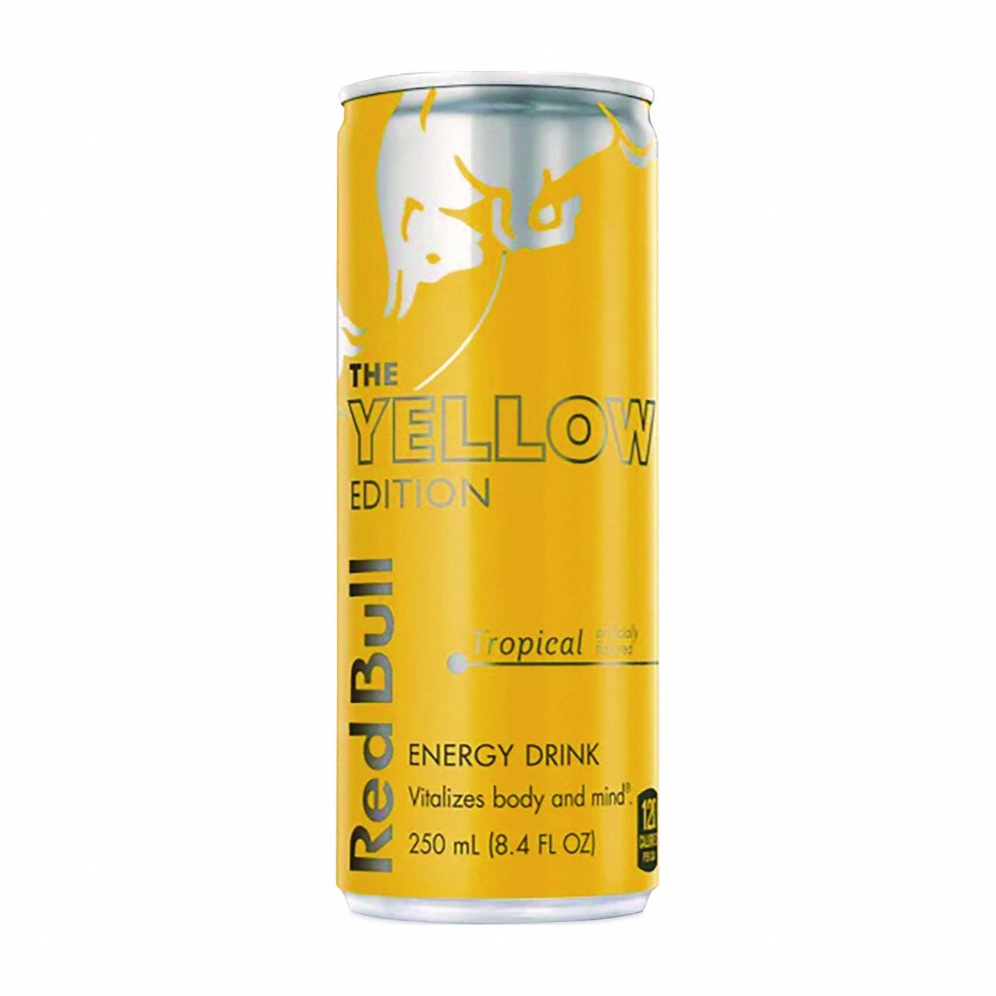 Energy Drink: Tropical Punch, Caffeinated, Can Beverage Pack, Liquid, 12.6 lb Net Wt