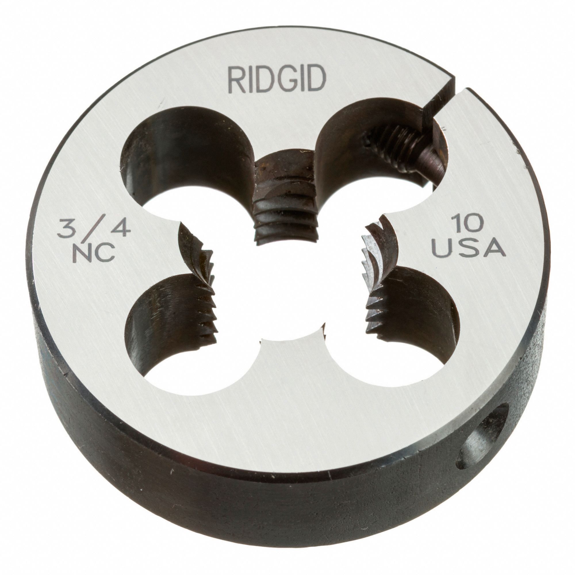 BUTTON DIES, ¾" UNC, ALLOY STEEL, RIGHT-HAND, 10 TPI, FOR 00-RB RATCHET BOLT THREADERS