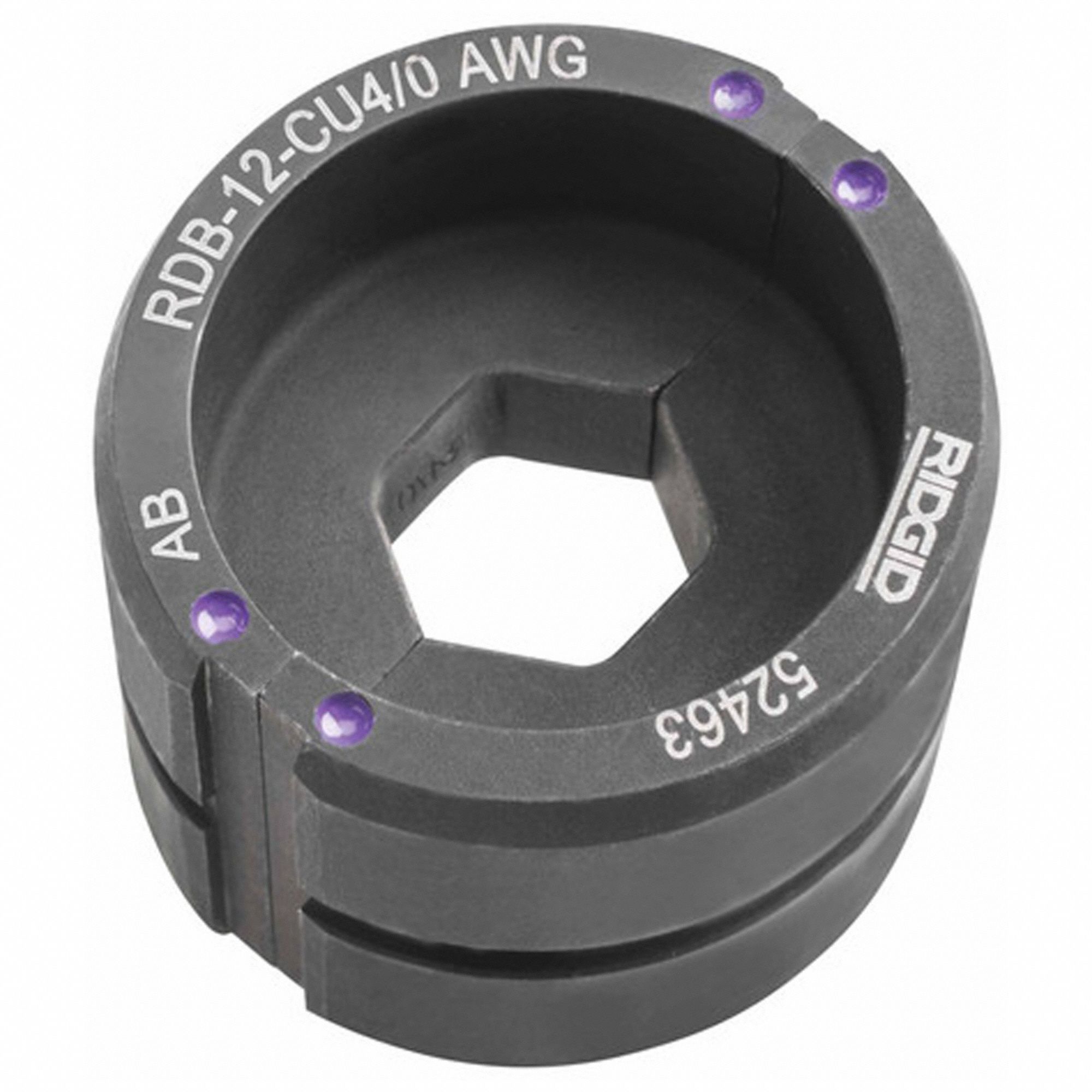 CRIMPING TOOL LUG DIE,ALUMINUM,2 AWG