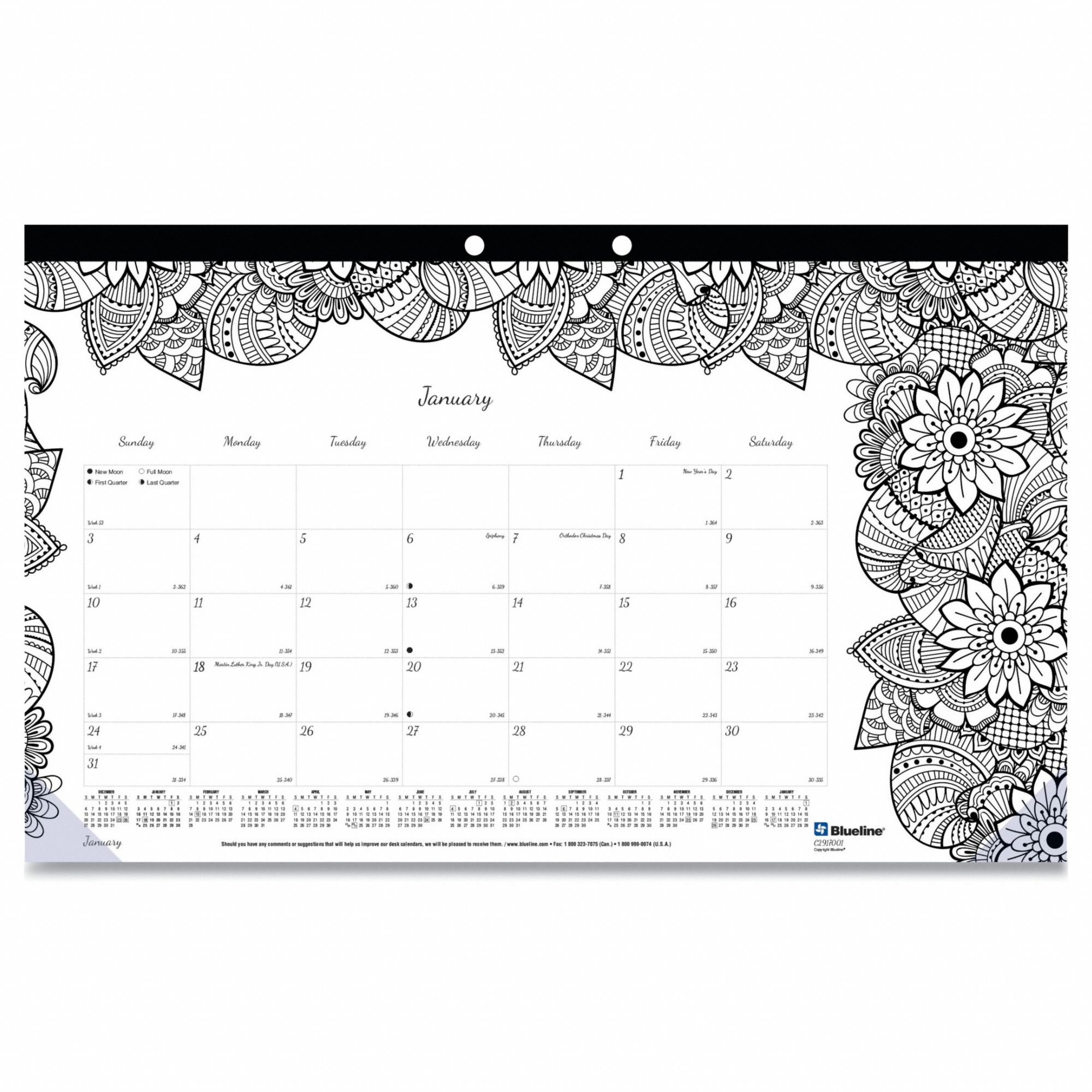 Desk Pad Calendar