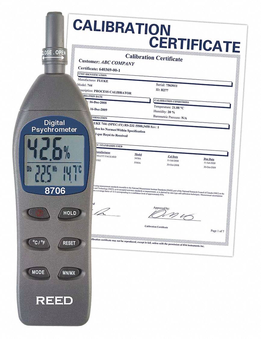 DIGITAL PSYCHROMETER,LCD DISPLAY