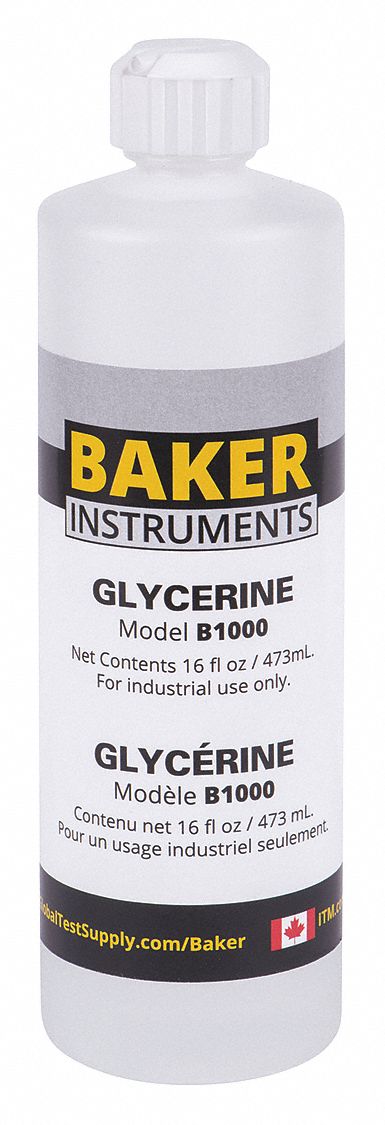 GLYCERINE FOR PRESSURE GAUGES, 16 OZ, SQUIRT BOTTLE