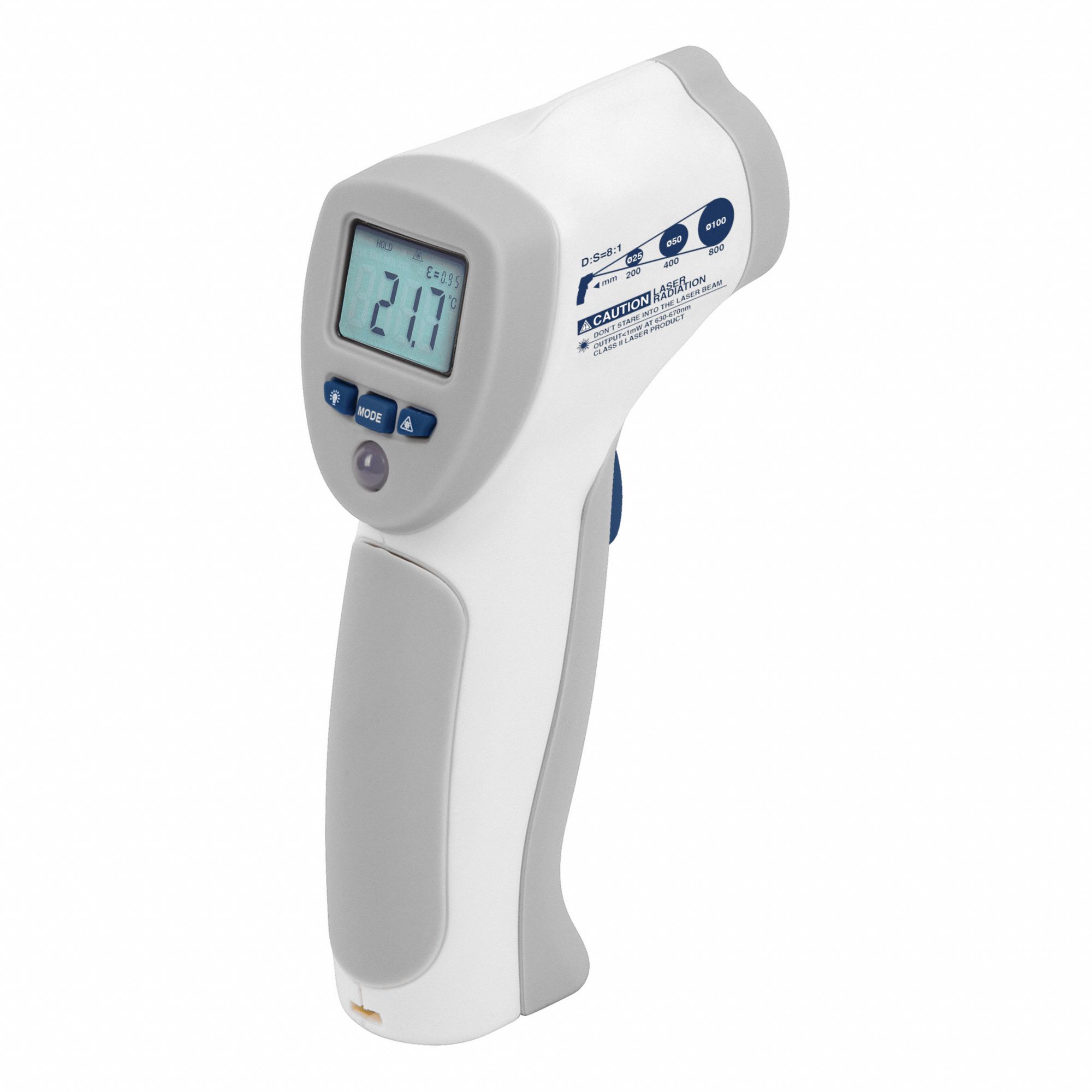 FOOD THERMOMETER, WITH SOFT PLASTIC CASE, LCD, TEMP RANGE -58 ° F TO 392 ° F