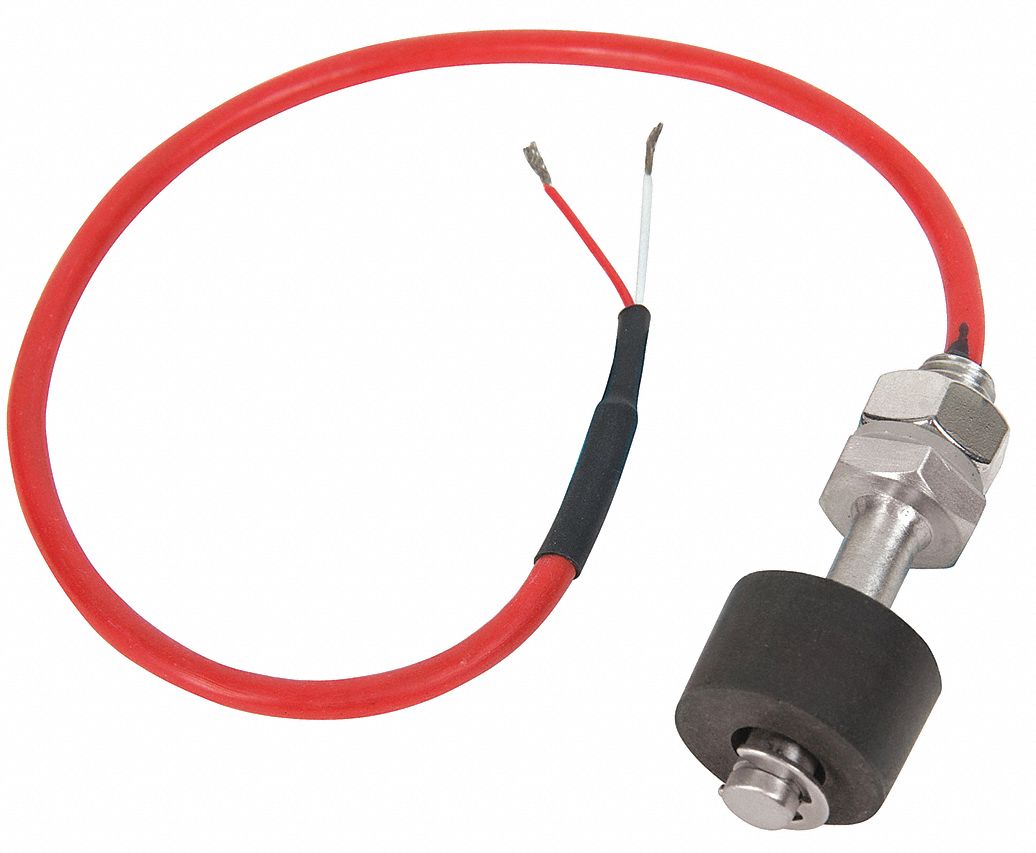 FLOAT LEVEL SWITCH, OPEN ON RISE, 1/8 IN NPT