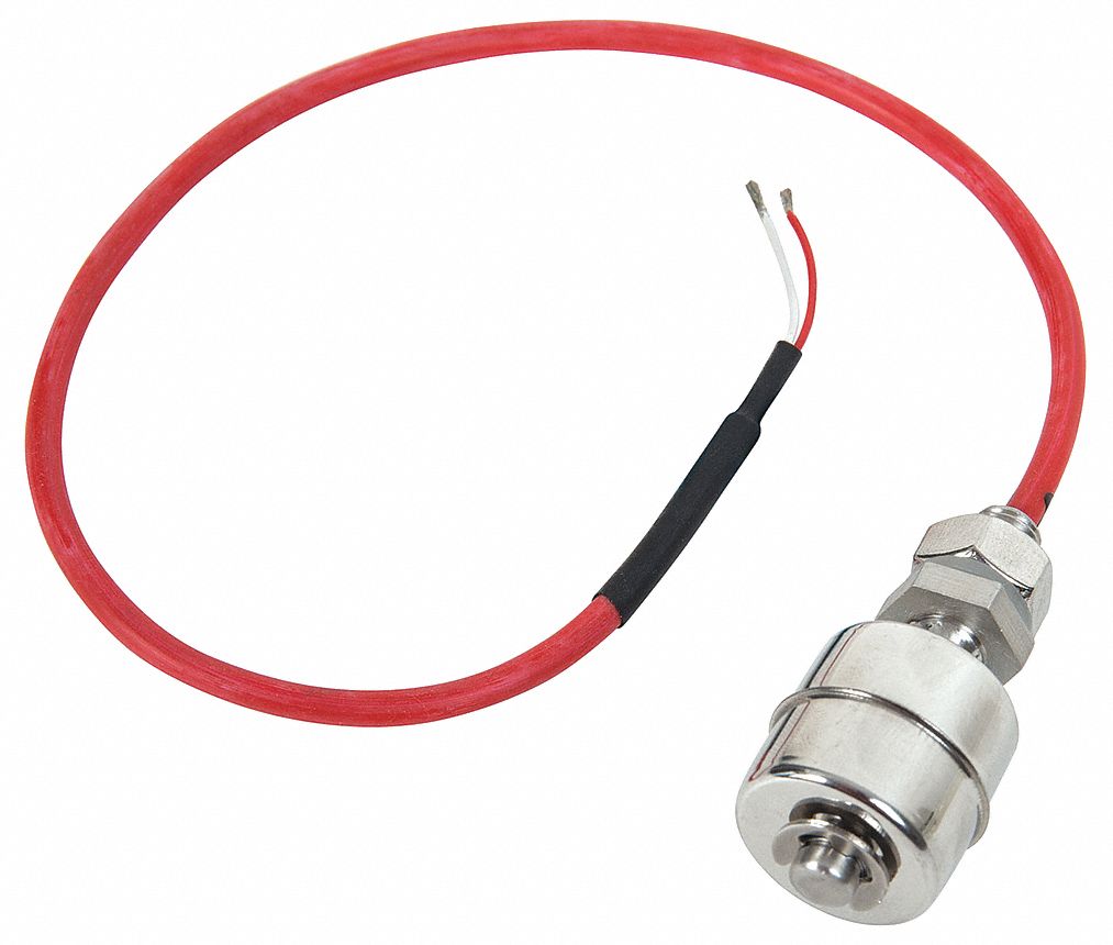 FLOAT LEVEL SWITCH, OPEN ON RISE, 1/8 IN NPT