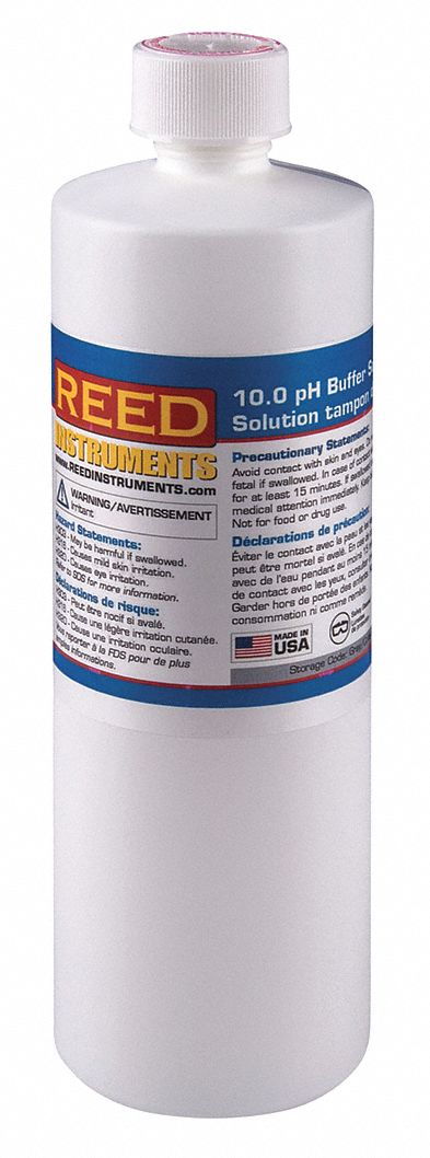 REED BUFFER SOLUTION, BLUE, FOR USE WITH WATER QUALITY, 24 MONTH SHELF ...