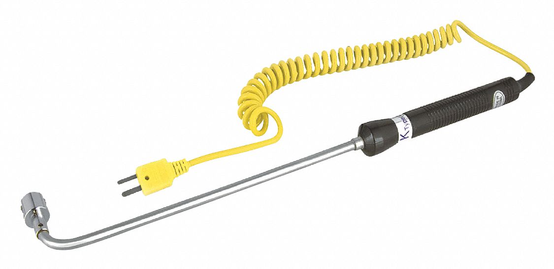 TEMPERATURE PROBE,7.9" L,13MM DIA,K TYPE