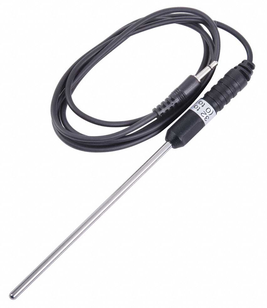 ATC TEMPERATURE PROBE, FOR R3000SD METER, 36 IN L, 0.25 MM DIA, STAINLESS STEEL