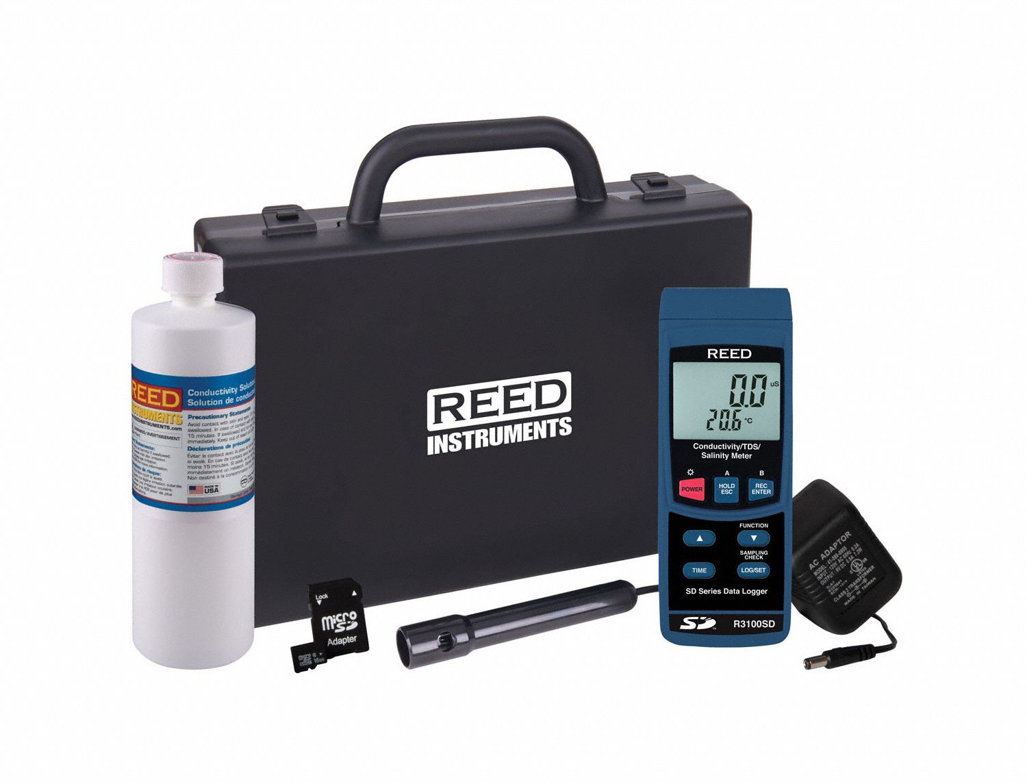 REED CONDUCTIVITY/TDS/SALINITY METER KIT Salinity Meters