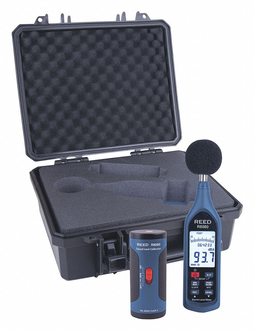 DIGITAL SOUND LEVEL METER, LCD, USB, 30 TO 130 DB/RES 0.1 DB, 20HZ TO 8KHZ