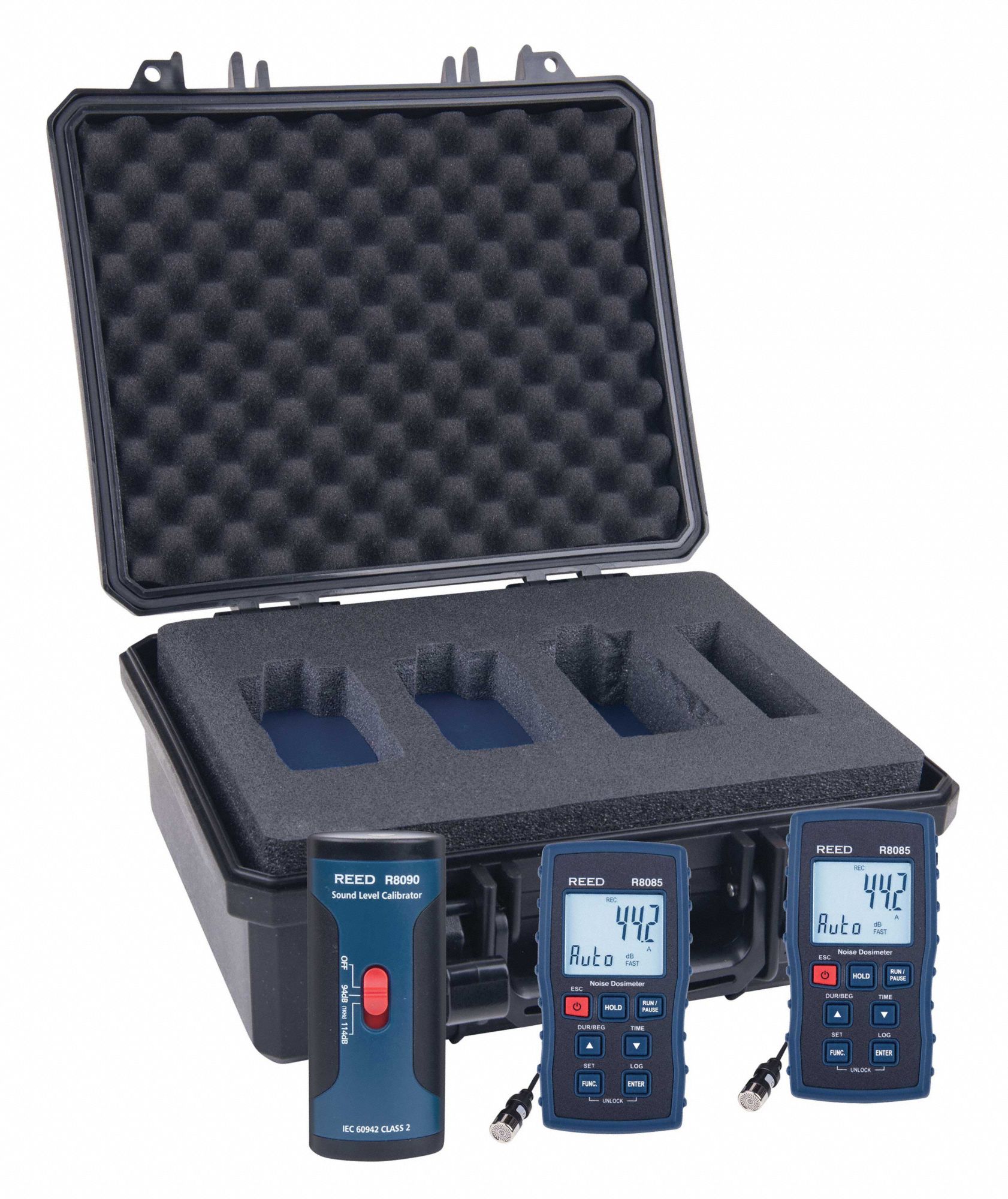 PERSONAL NOISE DOSIMETER KIT, LCD, 30 TO 130 DB/RES 0.1 DB, 31.5HZ TO 8KHZ