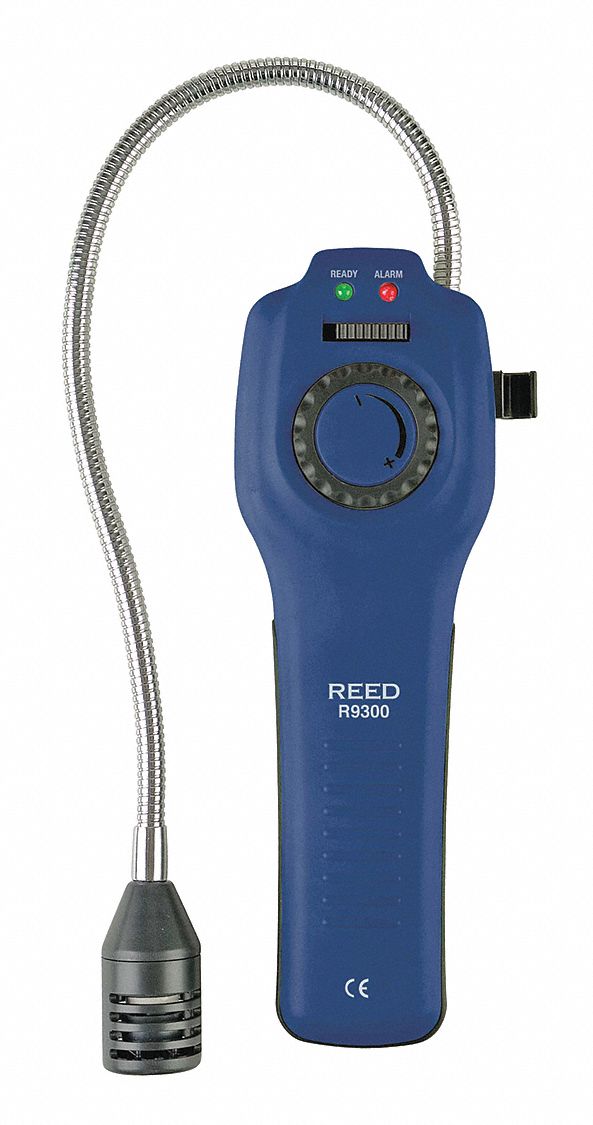 COMBUSTIBLE GAS LEAK DETECTOR, ADJUSTABLE SENSITIVITY, EARPHONE JACK FOR LOUD ENVIROMENTS. BATT INC.