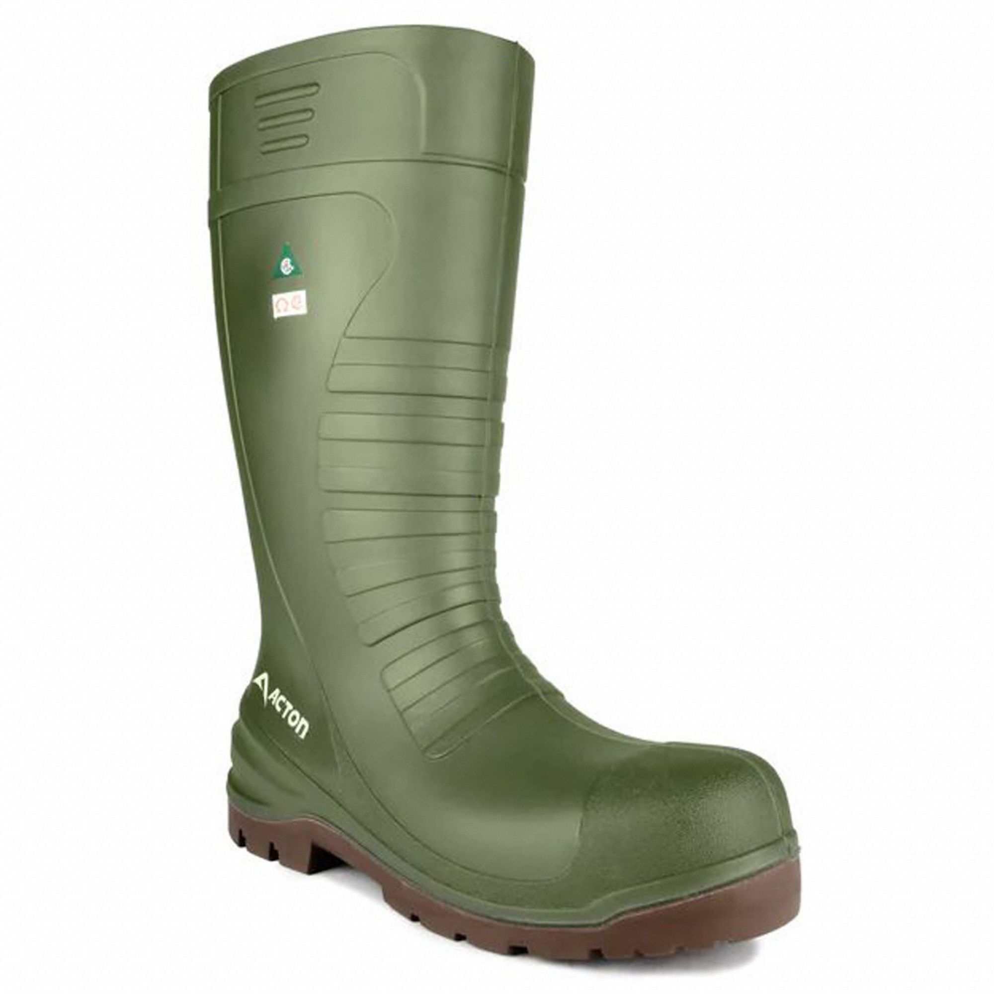 ACTON KNEE BOOTS, TOE/INSULATED, GREEN