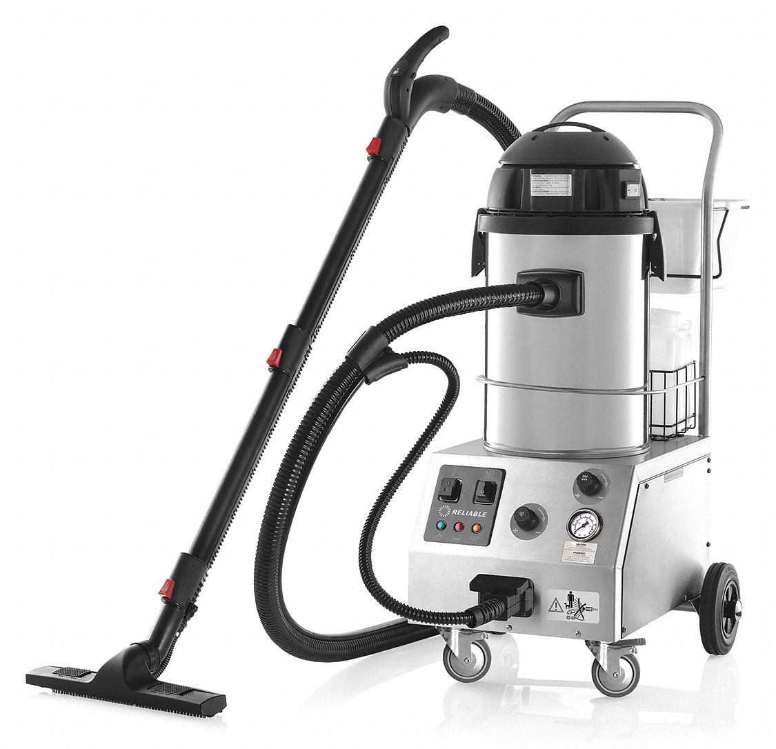 STEAM CLEANER, 87 PSI, 120 V, 1700 W, 14.2 AH, WATER TANK, UNLIMITED OPERATING TIME, 7 L