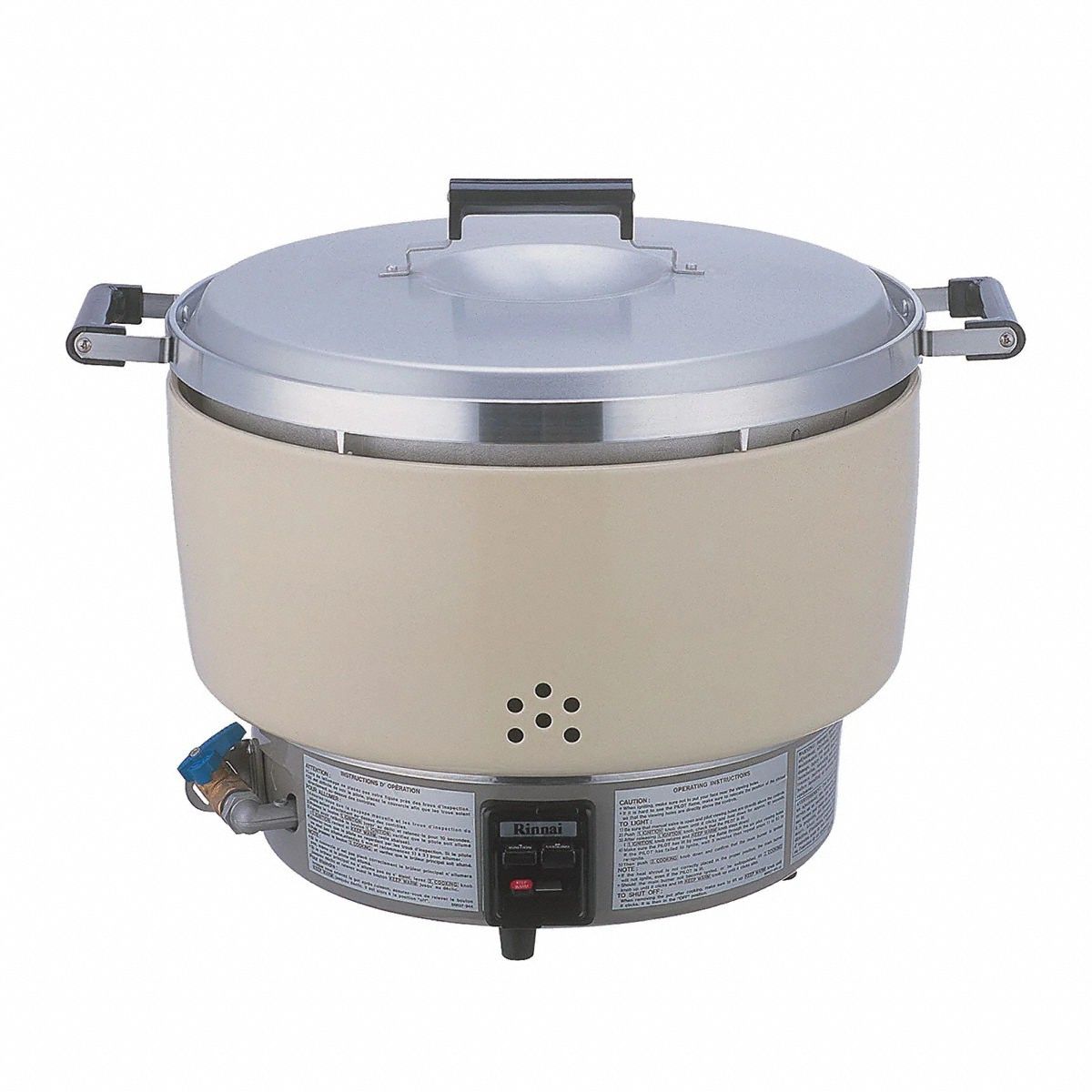 Rice Cooker: 55 C Capacity, 23 in Overall Ht, 17 3/4 in Overall Dp, RER55ASN
