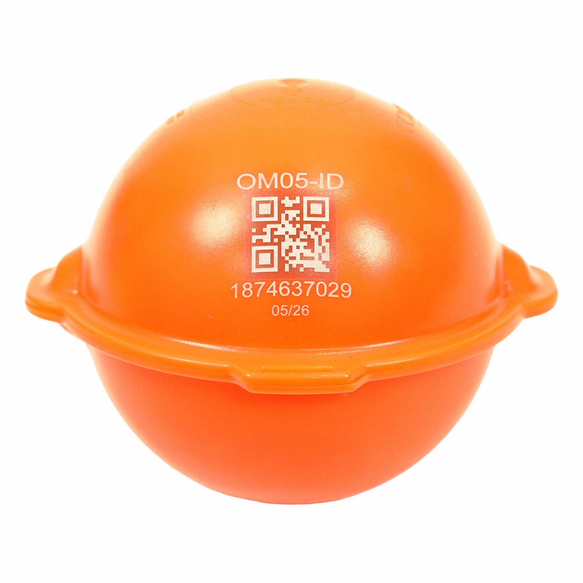 Utility marker: 101.4 kHz Freq Transmitted, Ball, Orange