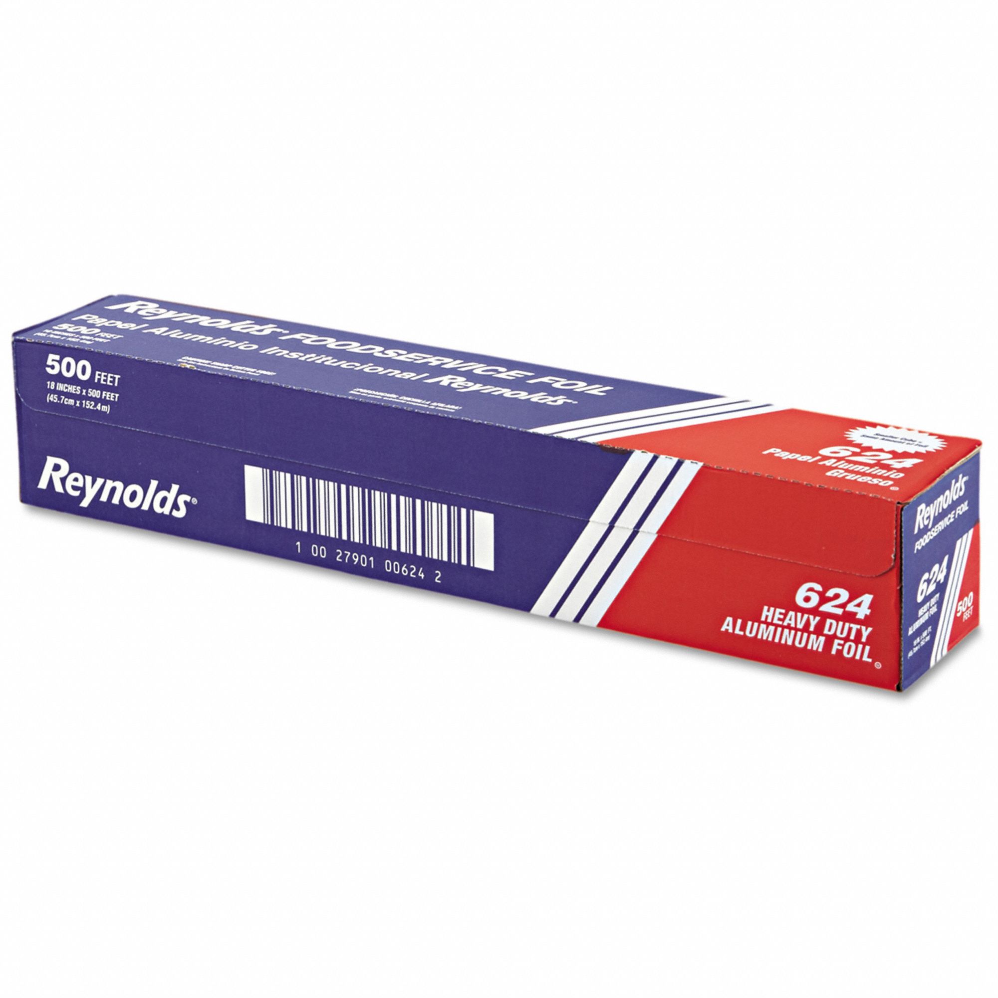 Papel de aluminio resistente, rollo de papel de aluminio de grado  alimenticio de 12 pulgadas x 300 pies - 300 pies cuadrados, 0.85 mil de  grosor