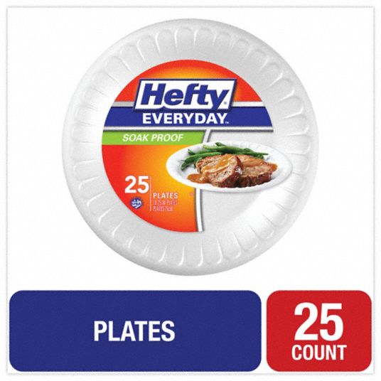 Hefty disposable clearance plates