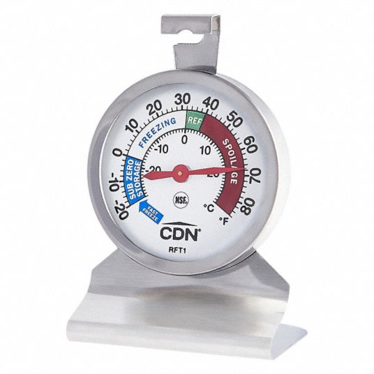 CDN, Refrigerator/Freezer, Analog, Refrigerator/Freezer Thermometer - 817PX9|RFT1 - Grainger