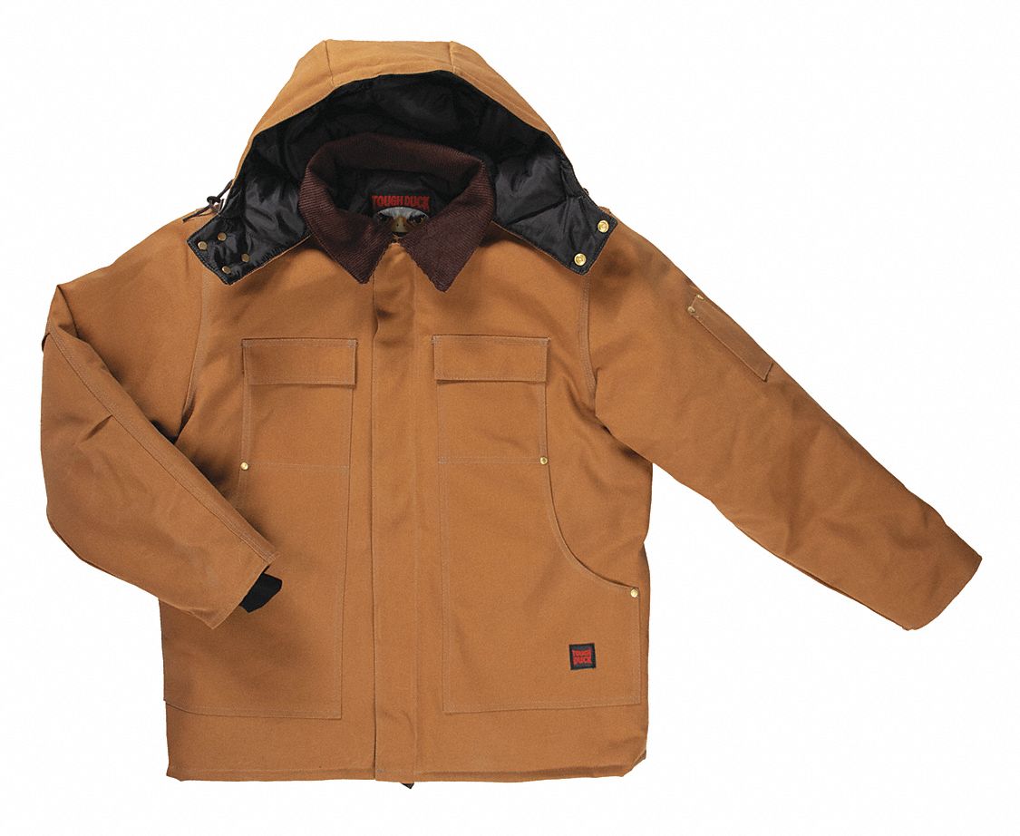TOUGH DUCK Parka, Mens, L, Brown 55HZ59553716 Grainger