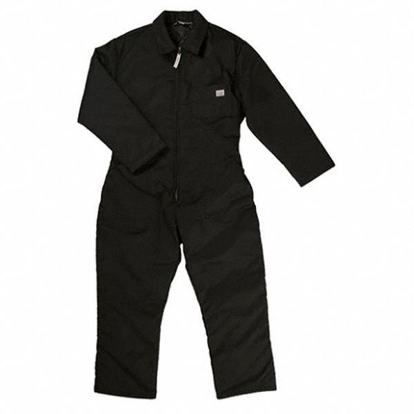 TOUGH DUCK MEN'S 712111, INSULATED COVERALLS, BLACK, S, 65