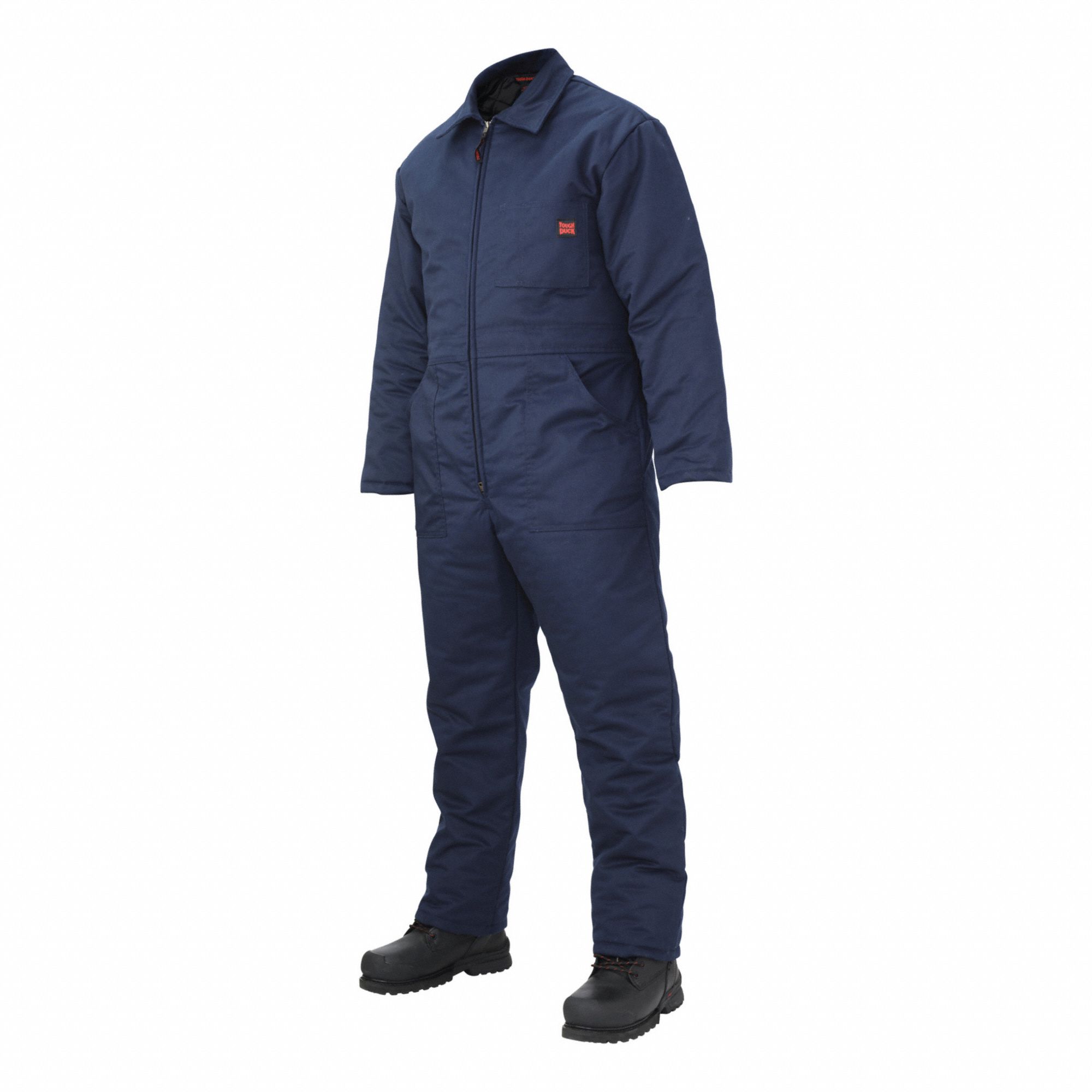 TOUGH DUCK COVERALL,BLUE,2XL SIZE,INSULATED Work Coveralls