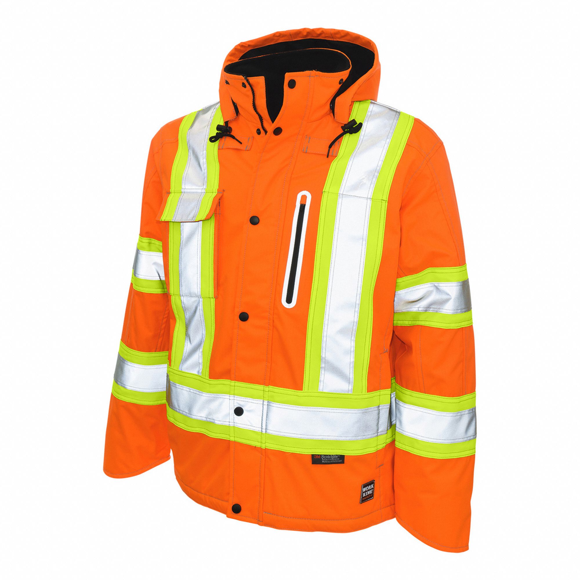 JACKET,POLYESTER,ORANGE,M SIZE