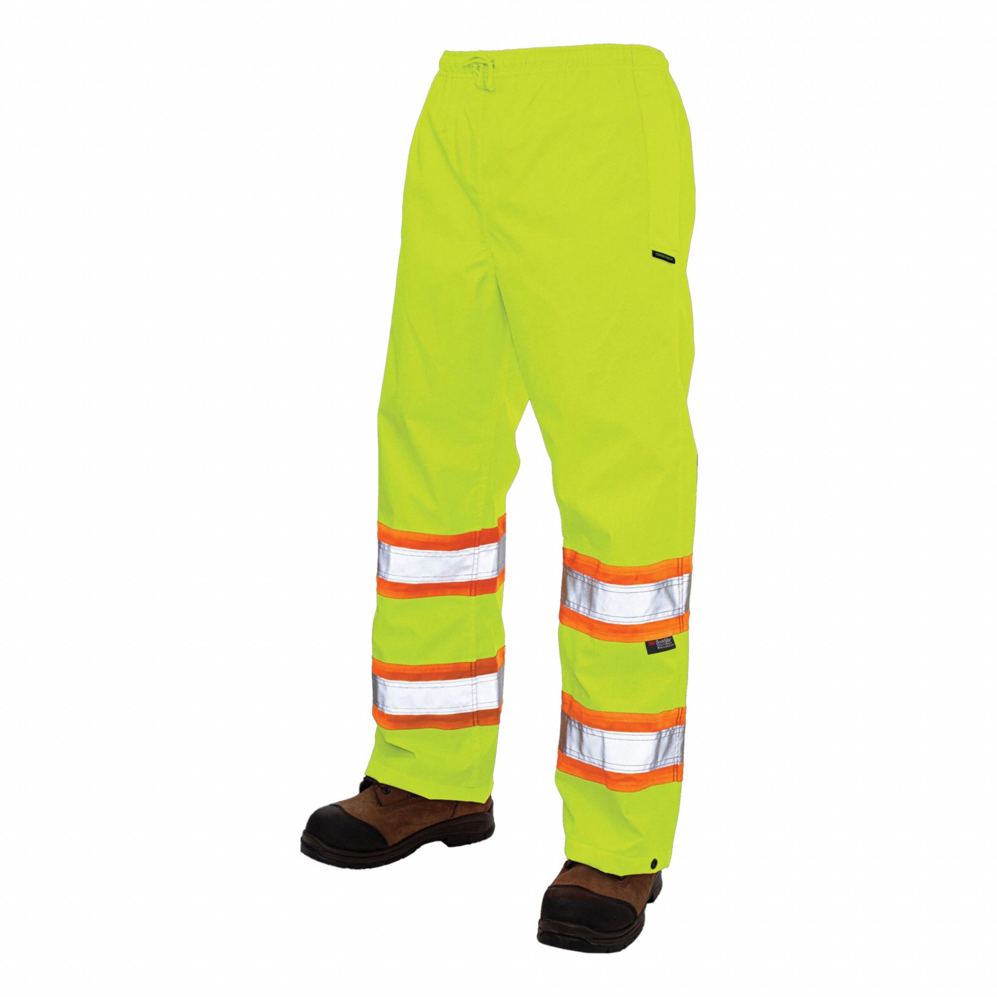 PANT HAUTE VISIBILITE, ORNG, TAILLE 4TG