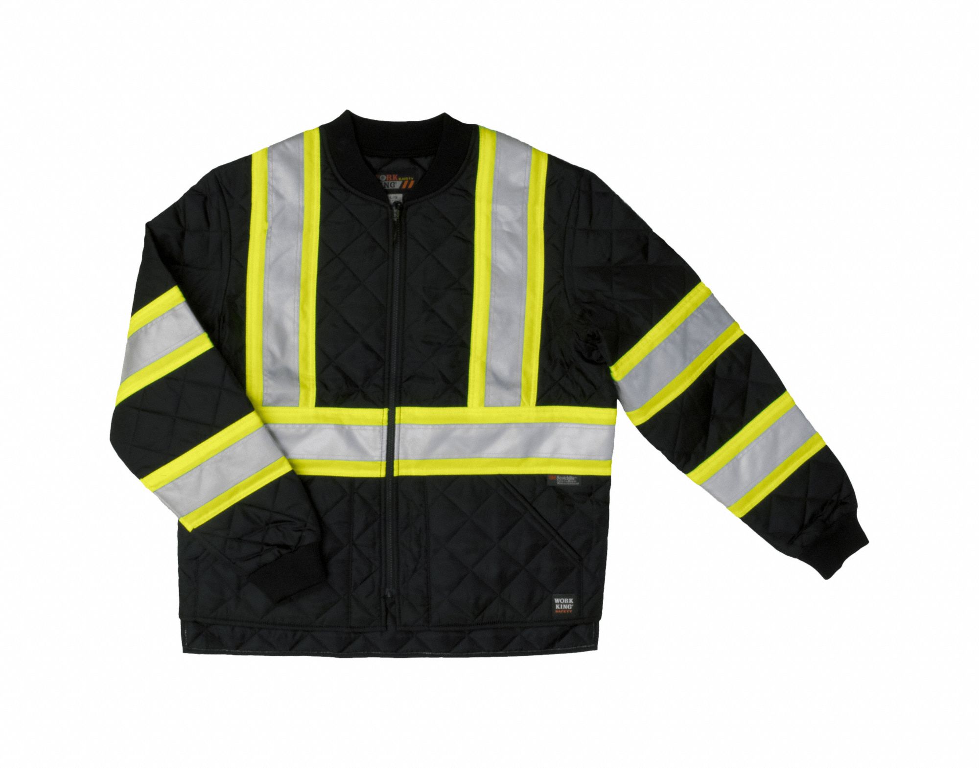 VESTE S432 HOMME,4TG,NOIRE,COTON,FERMETURE À GLISSIÈRE,DOUBLURE MATELASSÉE 100% POLYESTER