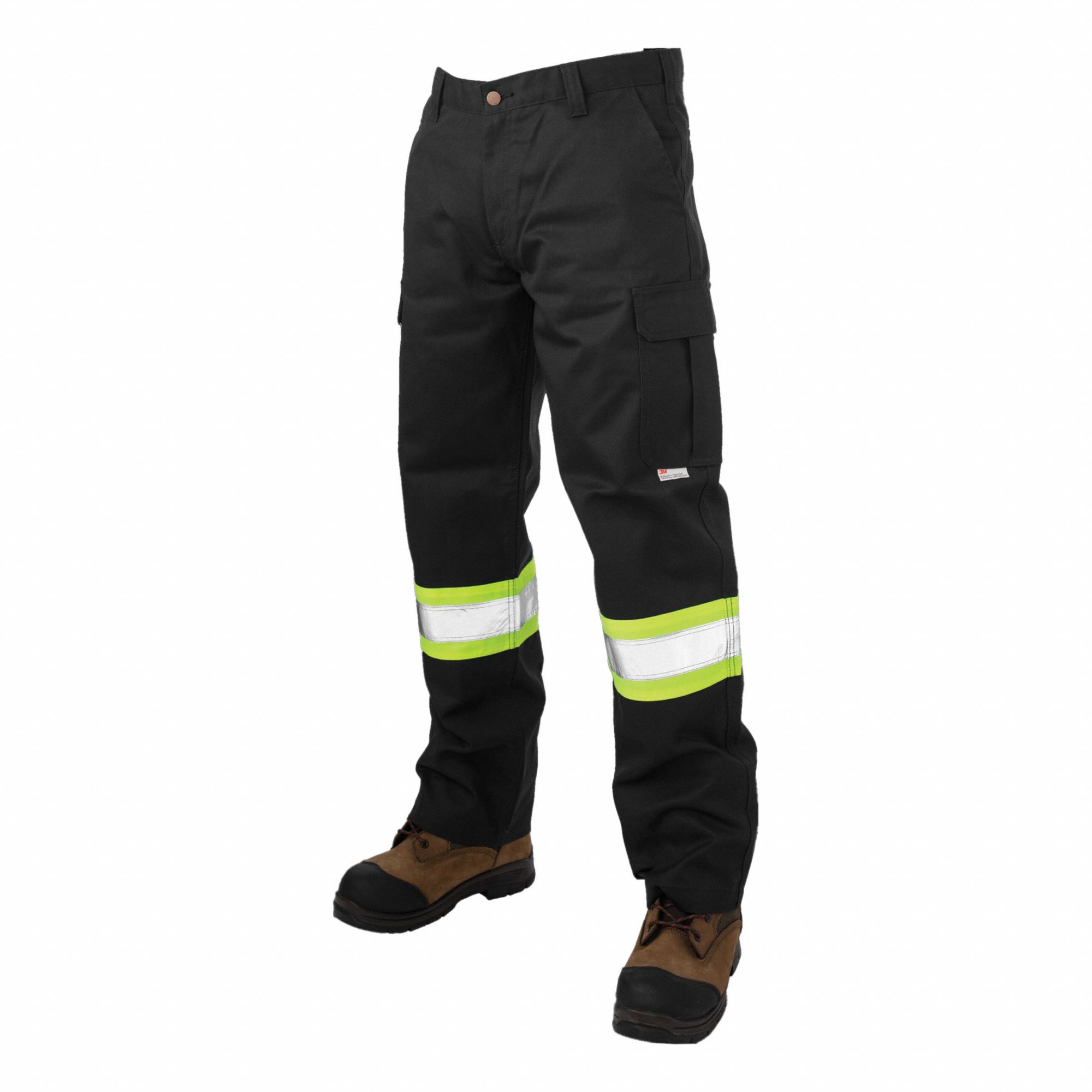 PANT HAUTE VISIBILITE, NOIR, TAILLE 30