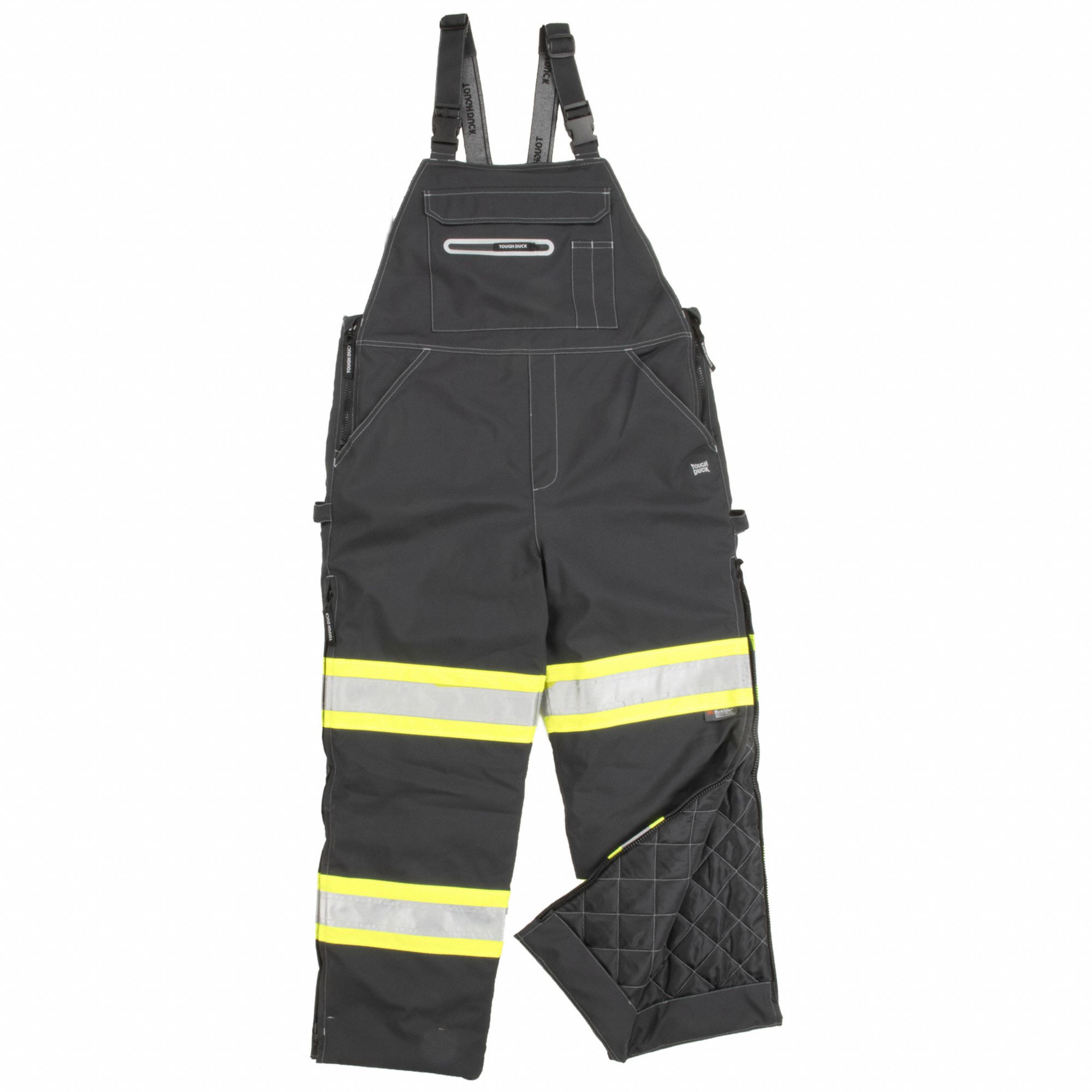 SALOPETTE SECURITE A/TISSU FLEX,NOIR,4TG