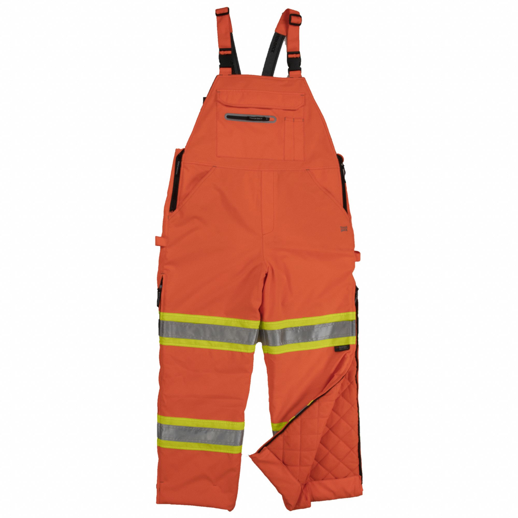 SALOPETTE SECUR A/TISSU FLEX,OR FLUO,P