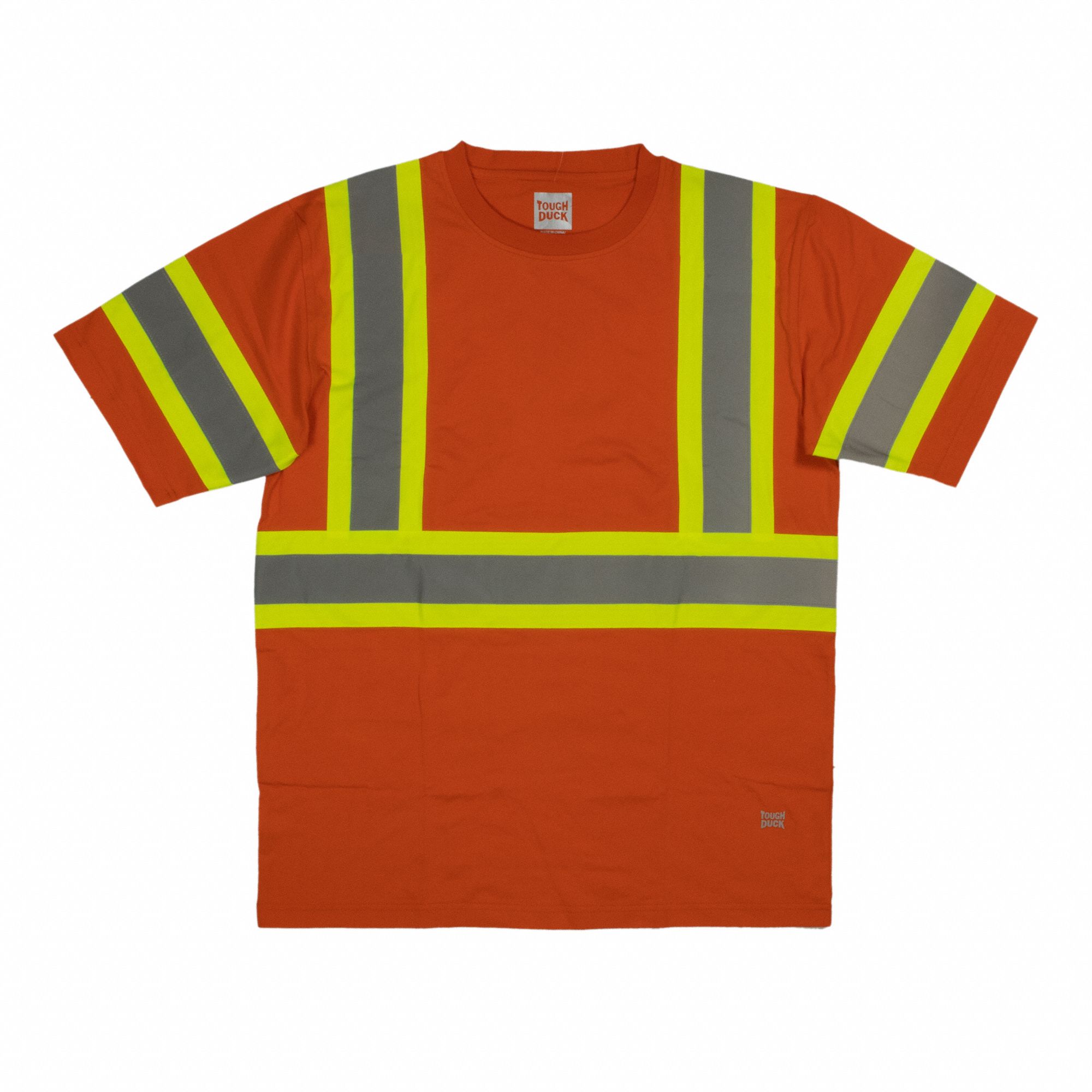 TOUGH S/S SAFETY COTTON T-SHIRT,ORG,4XL - T-Shirts RICST112ORG4XL - Grainger, Canada
