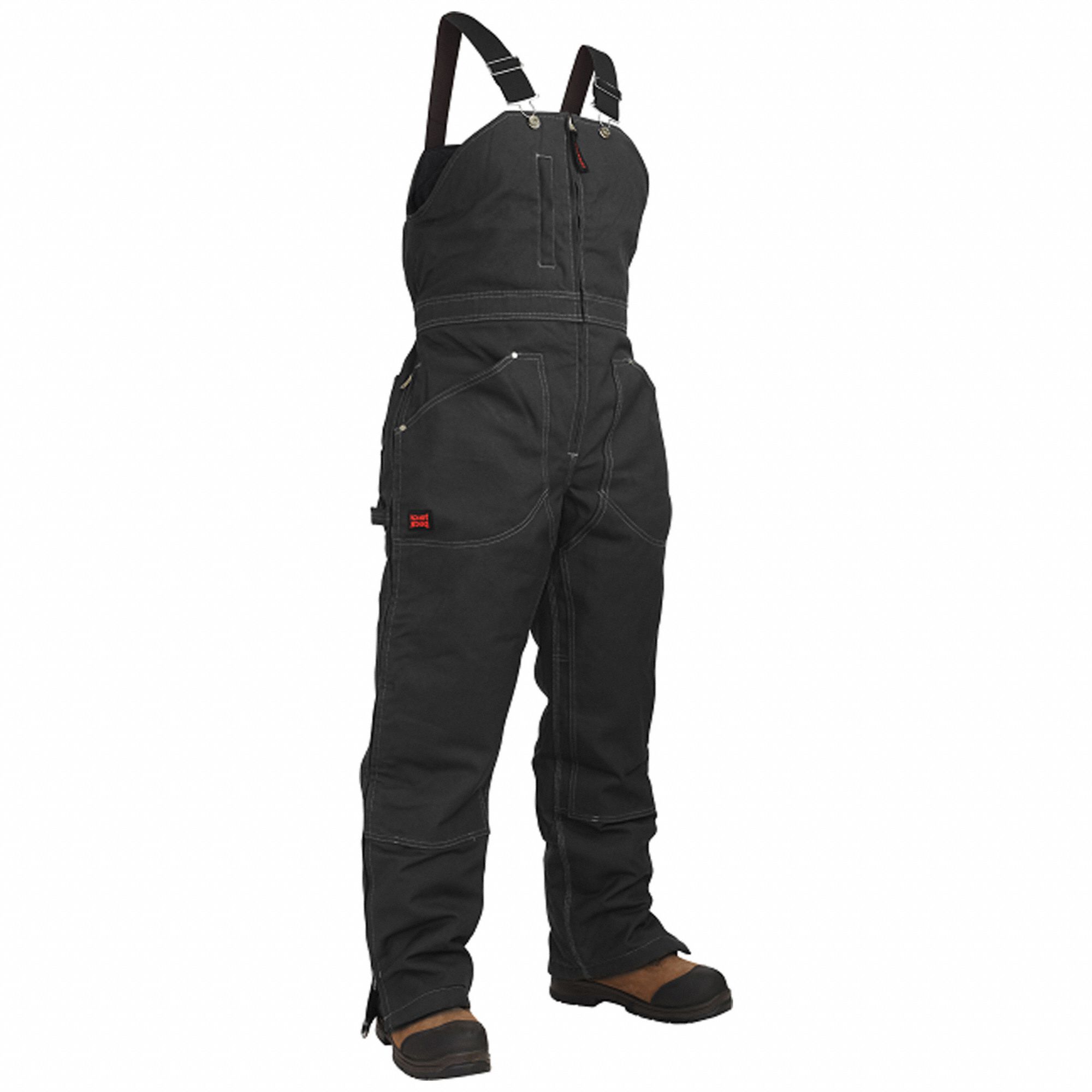 Black discount fabric overalls