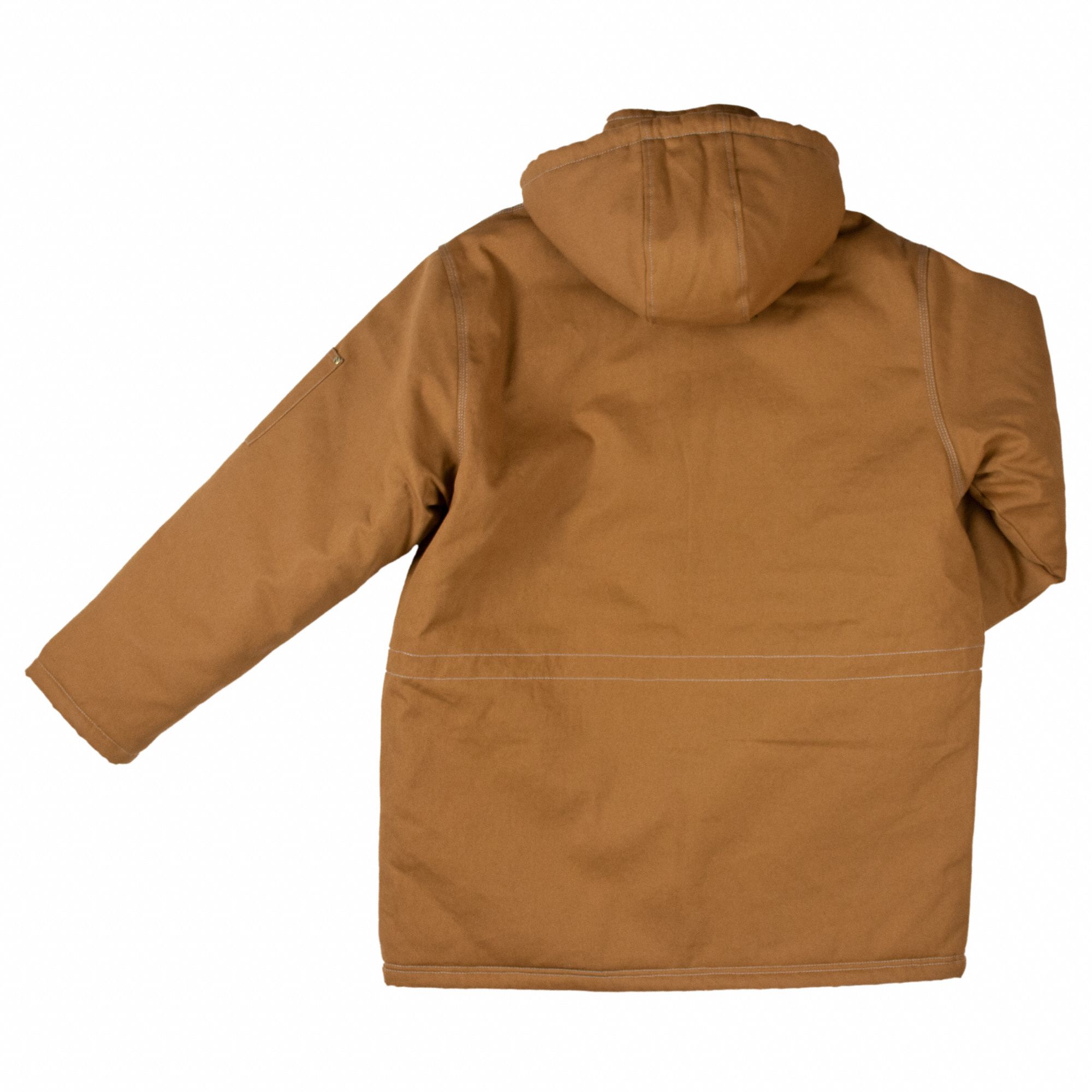 PARKA WJ181 HOMME,MARRON,TG,CAPUCHON DÉTACHABLE,COTON/POLYESTER,FERMETURE À GLISSIÈRE,BOUTONS-PRESSION,12 OZ