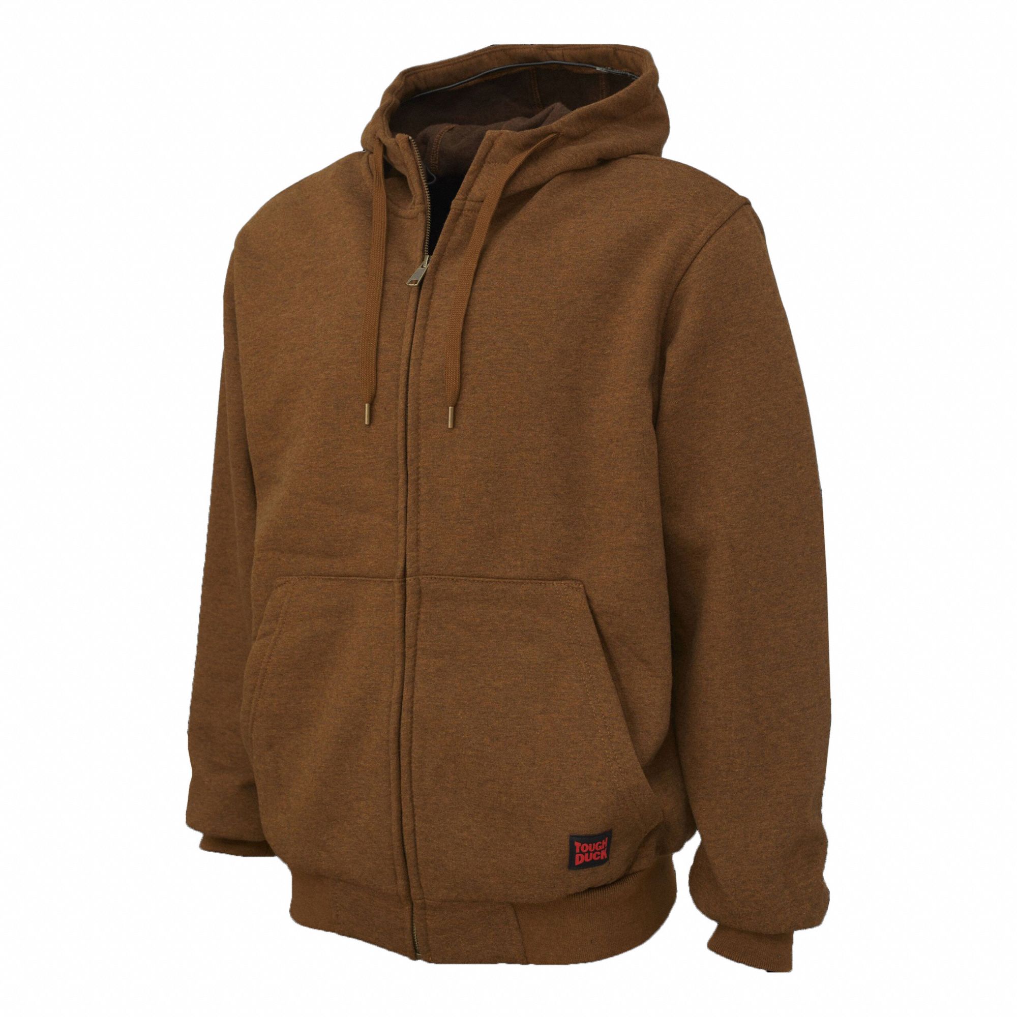CHANDAIL A CAPUCHON,BRUN,TAILLE 2 TG