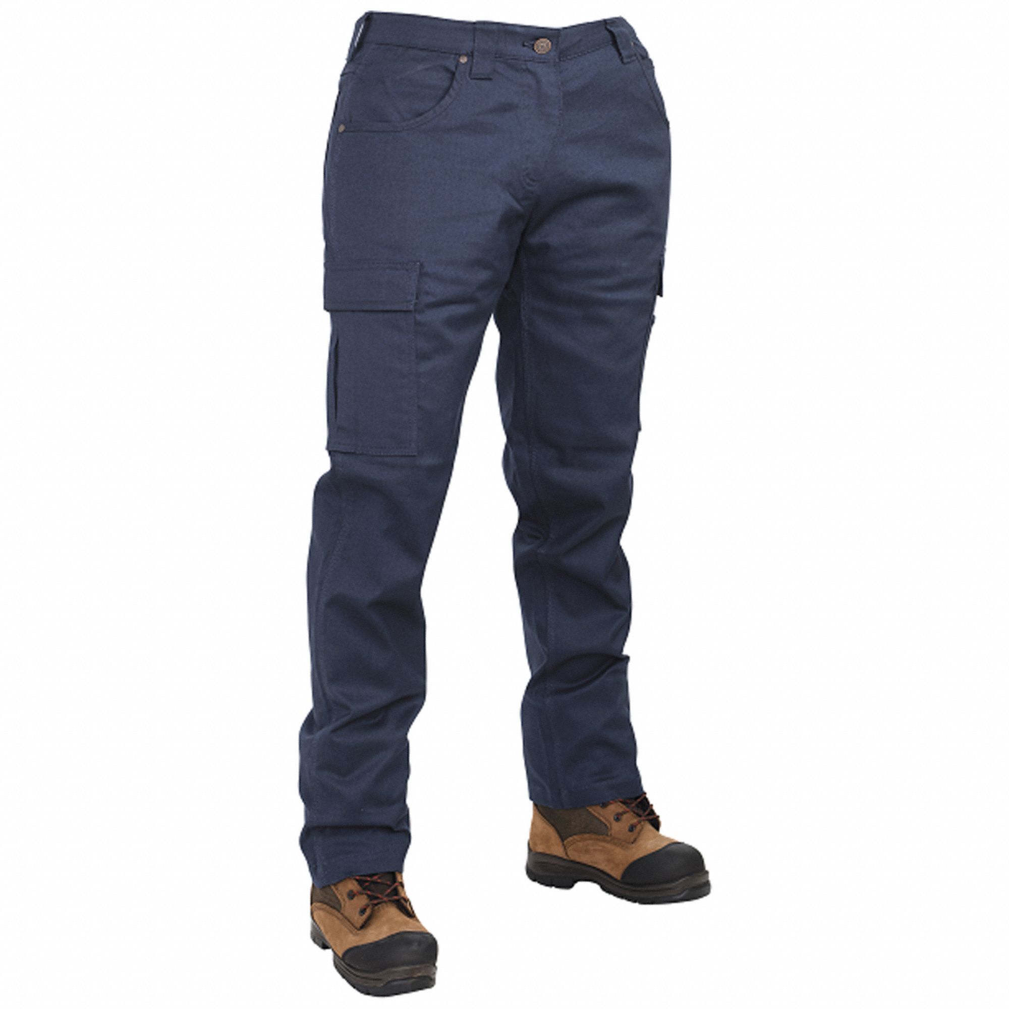 Pantalon cargo best sale bleu marine femme