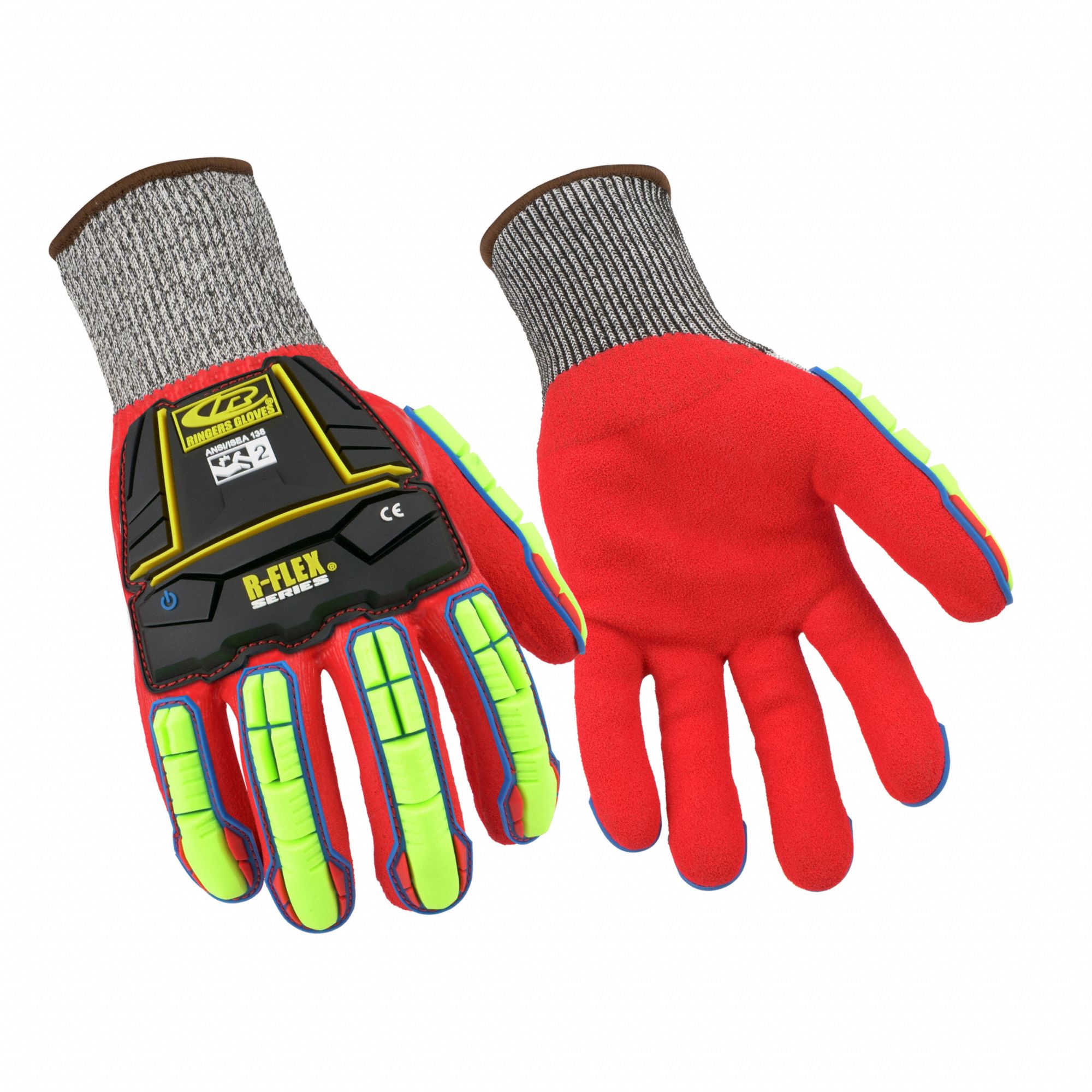 IMPACT GLOVE,7 SIZE,9 1/4 IN L