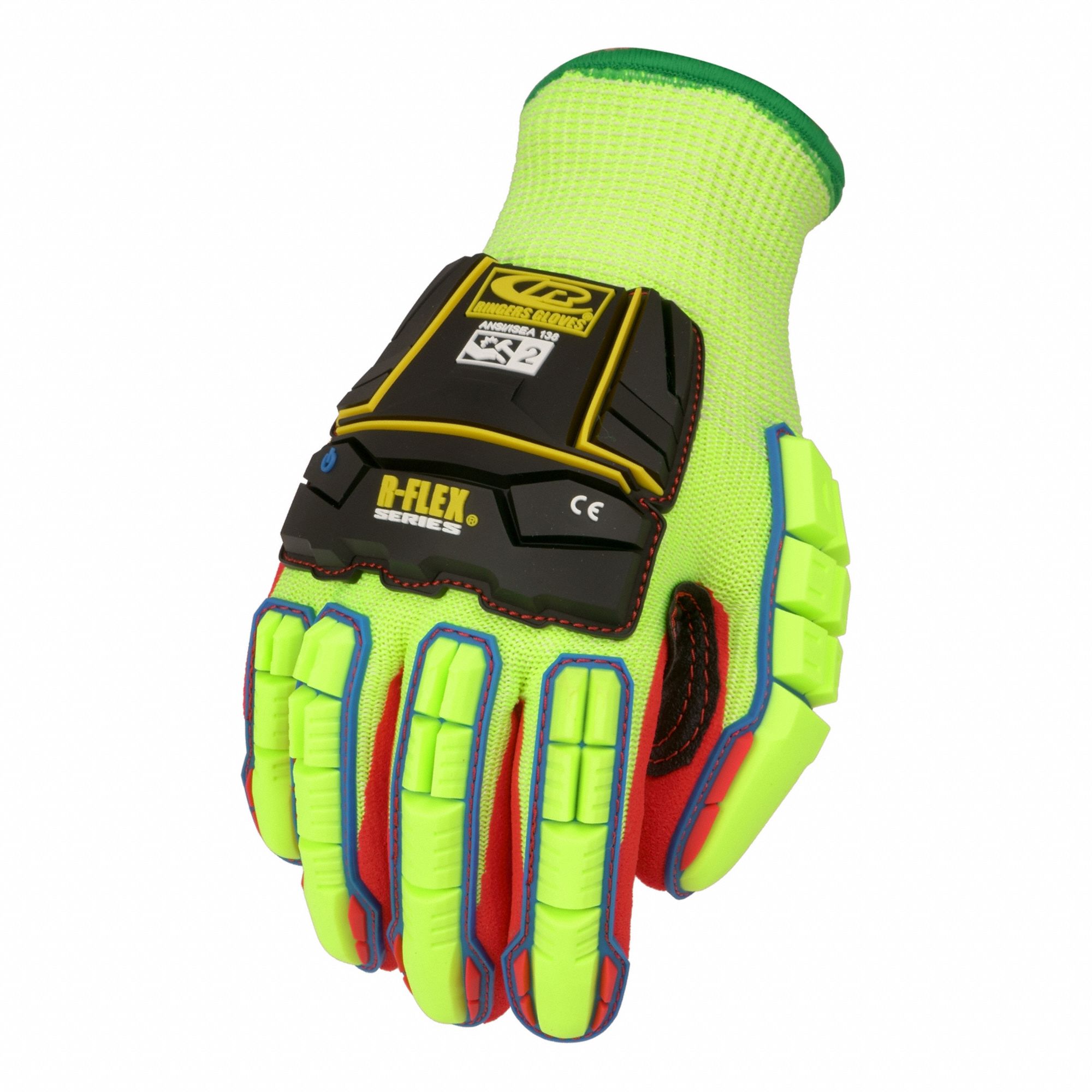 IMPACT GLOVE,7 SIZE,9 1/4 IN L,13 GA