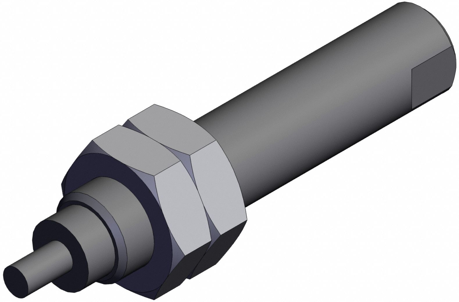 Shock Absorber: RJ0805, M8 x 1 Thread Size, Metric, 45.8 mm Overall Lg, RJ