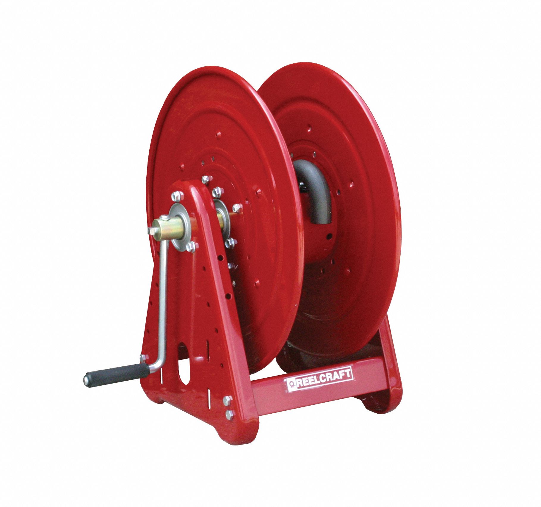 PREMIUM DUTY HOSE REEL, 210 °  F, POWDER COATED, 19¾ IN L, 17¾ IN W, 20¼ IN H, 1,000 PSI, HOSE NOT INCLUDED